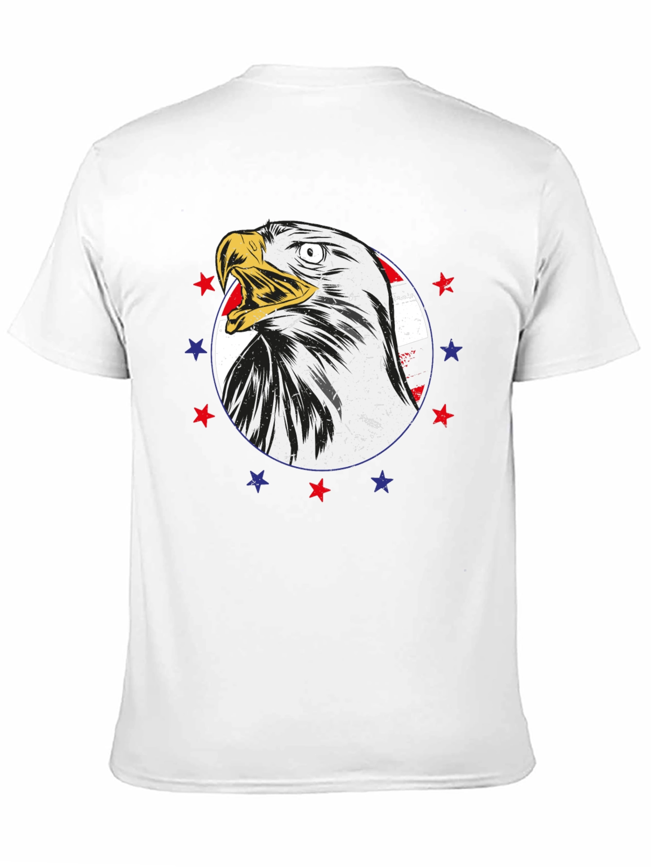 American Eagle Graphic T-Shirt Patriotic Design