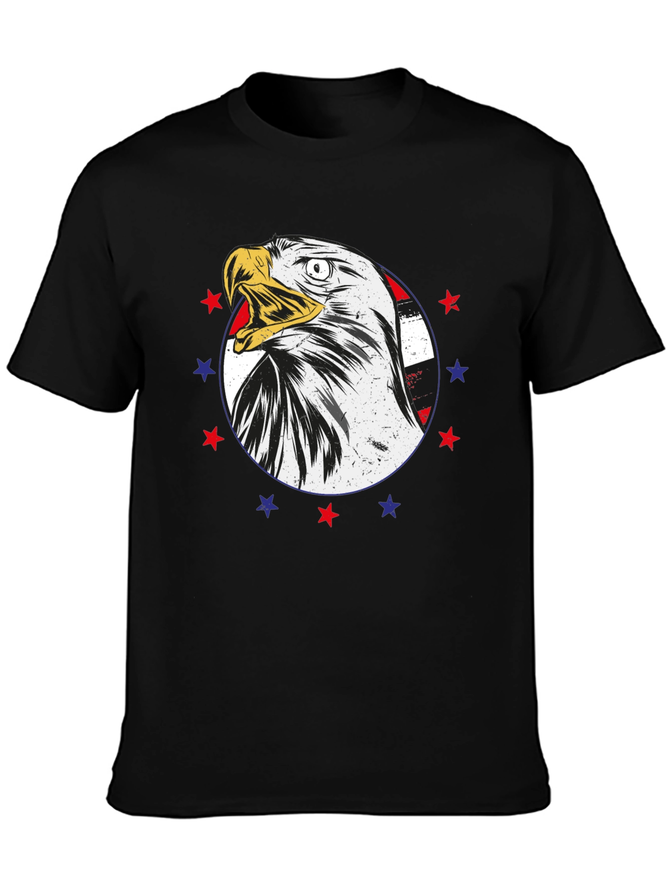 American Eagle Graphic T-Shirt Patriotic Design
