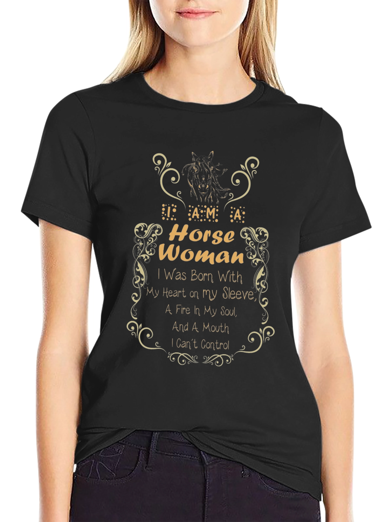 I Am a Horse Woman Graphic Tee