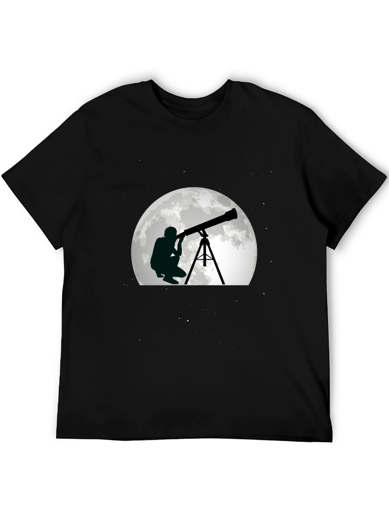 Telescope Stargazer Graphic T-Shirt