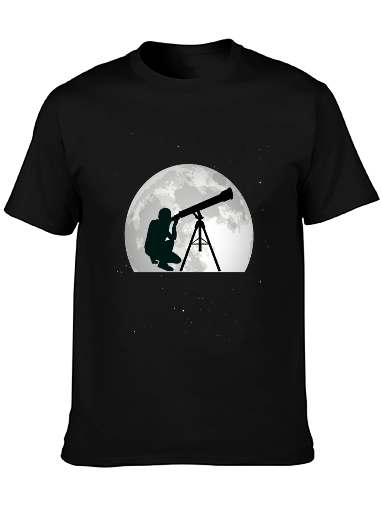 Telescope Stargazer Graphic T-Shirt