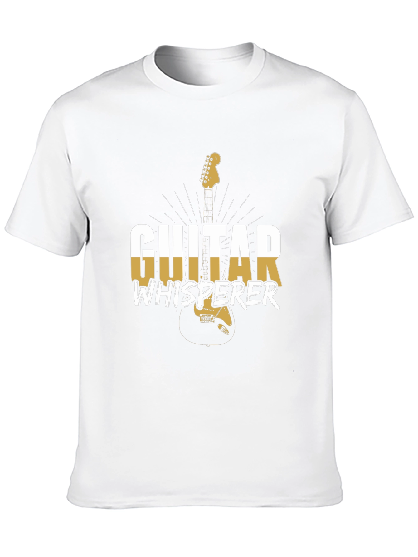 Guitar Whisperer Graphic Tee - Black Cotton T-Shirt