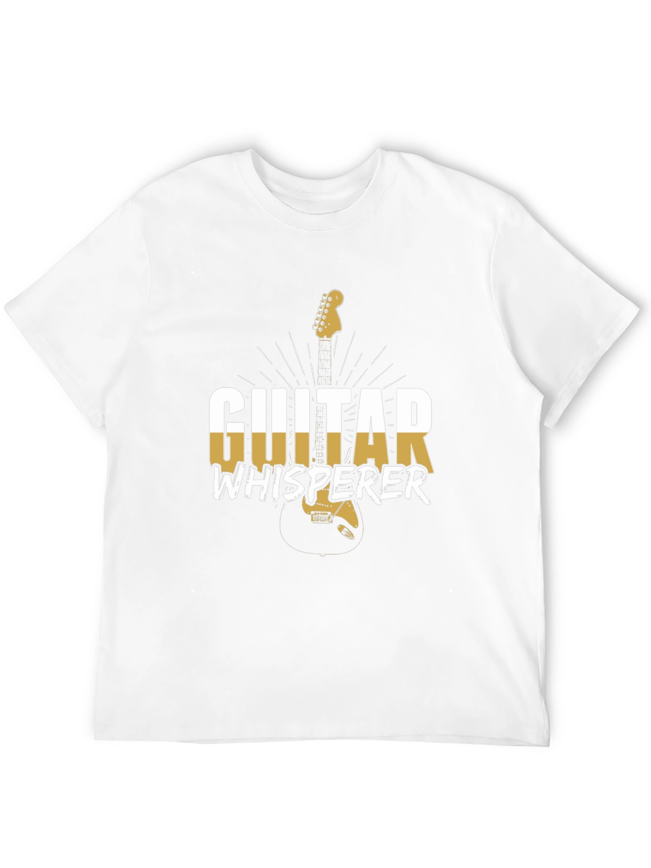 Guitar Whisperer Graphic Tee - Black Cotton T-Shirt