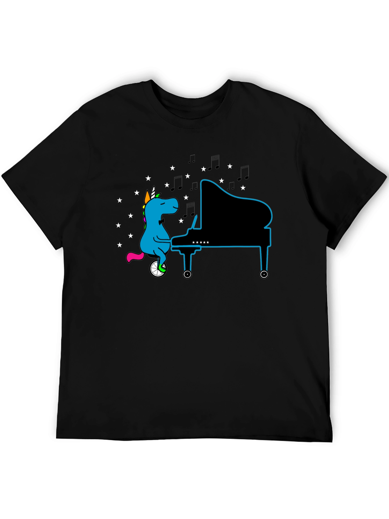 Unicorn Pianist Graphic Tee
