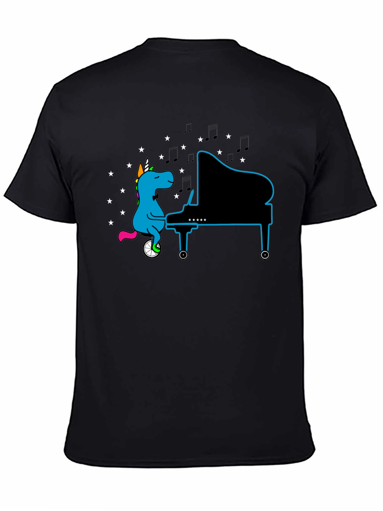 Unicorn Pianist Graphic Tee