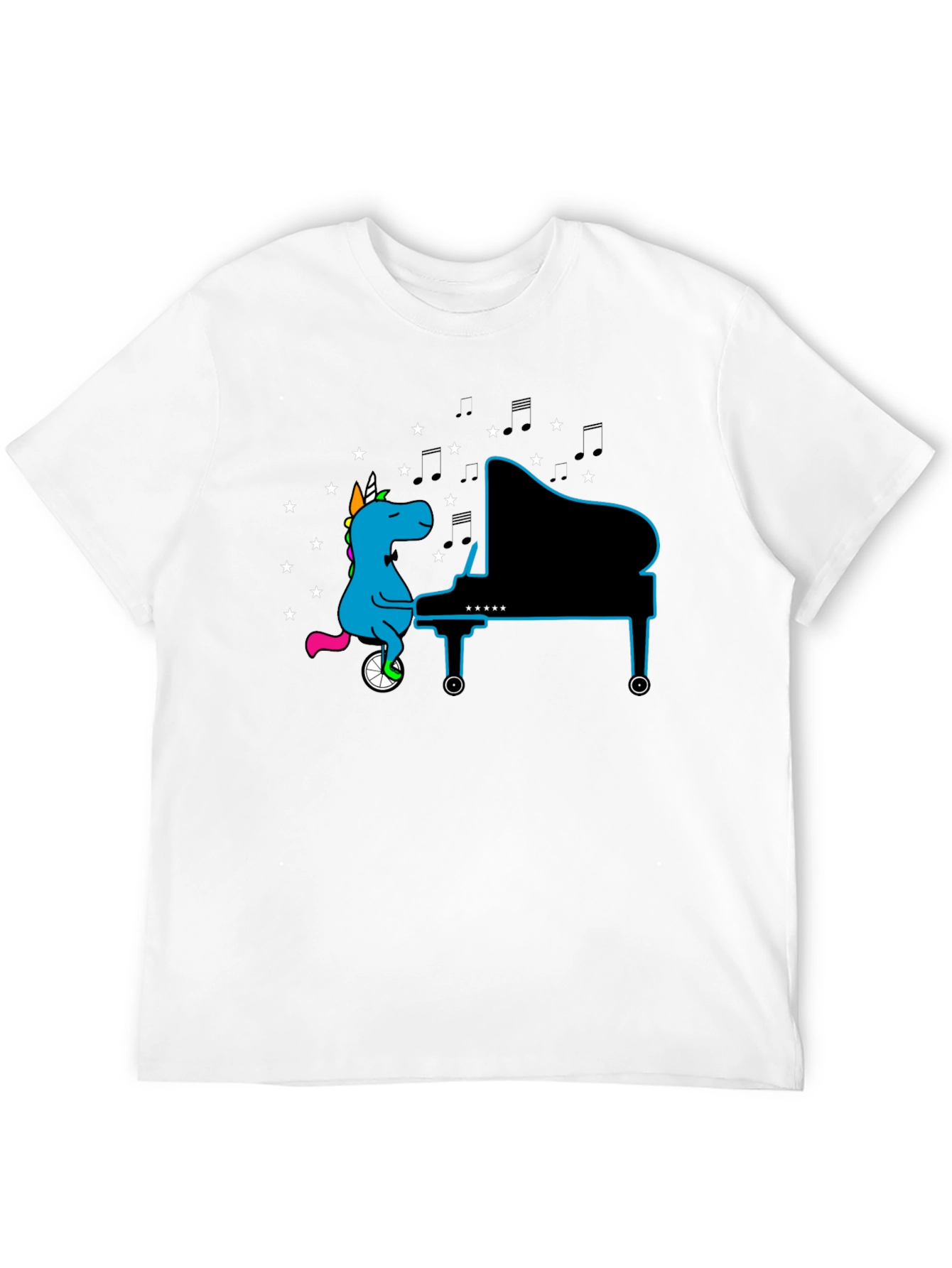 Unicorn Pianist Graphic Tee