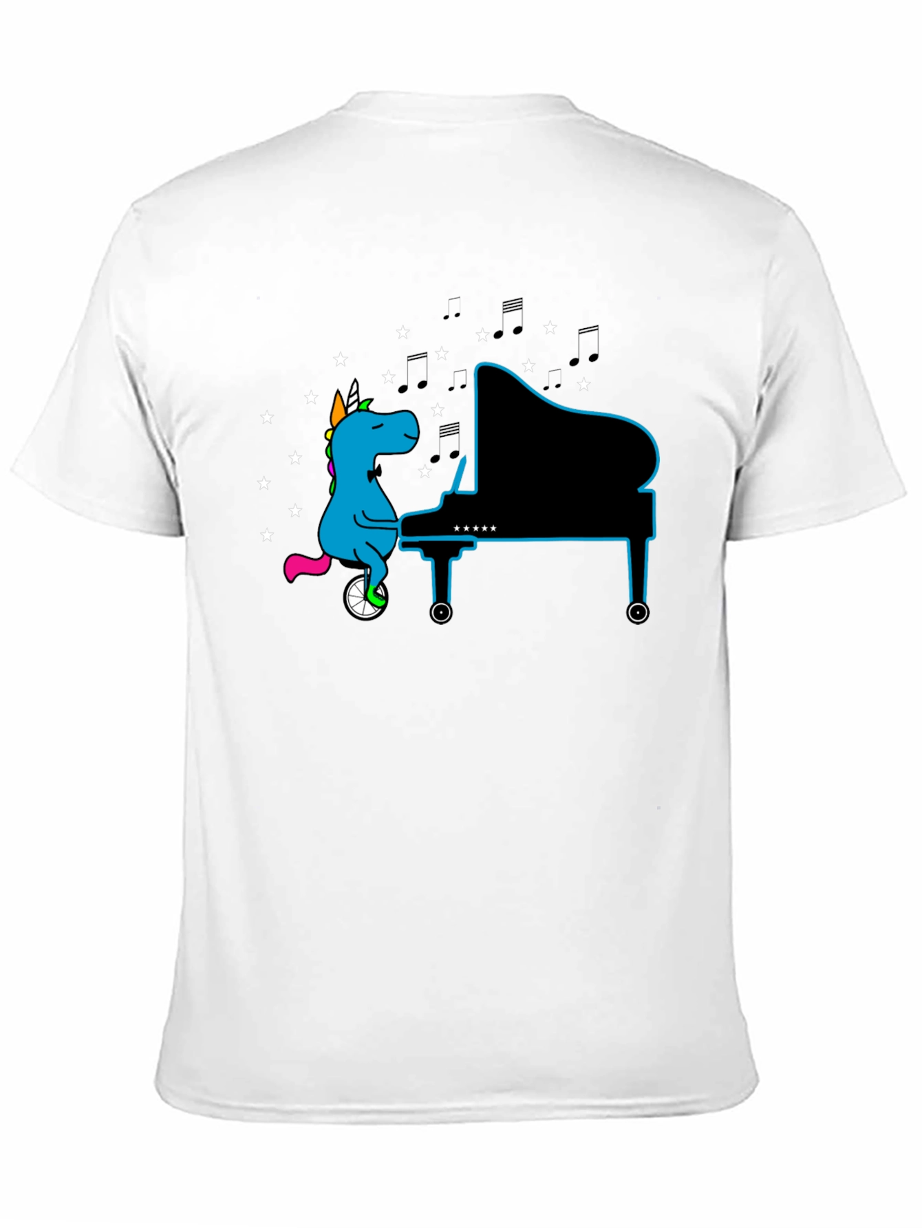 Unicorn Pianist Graphic Tee
