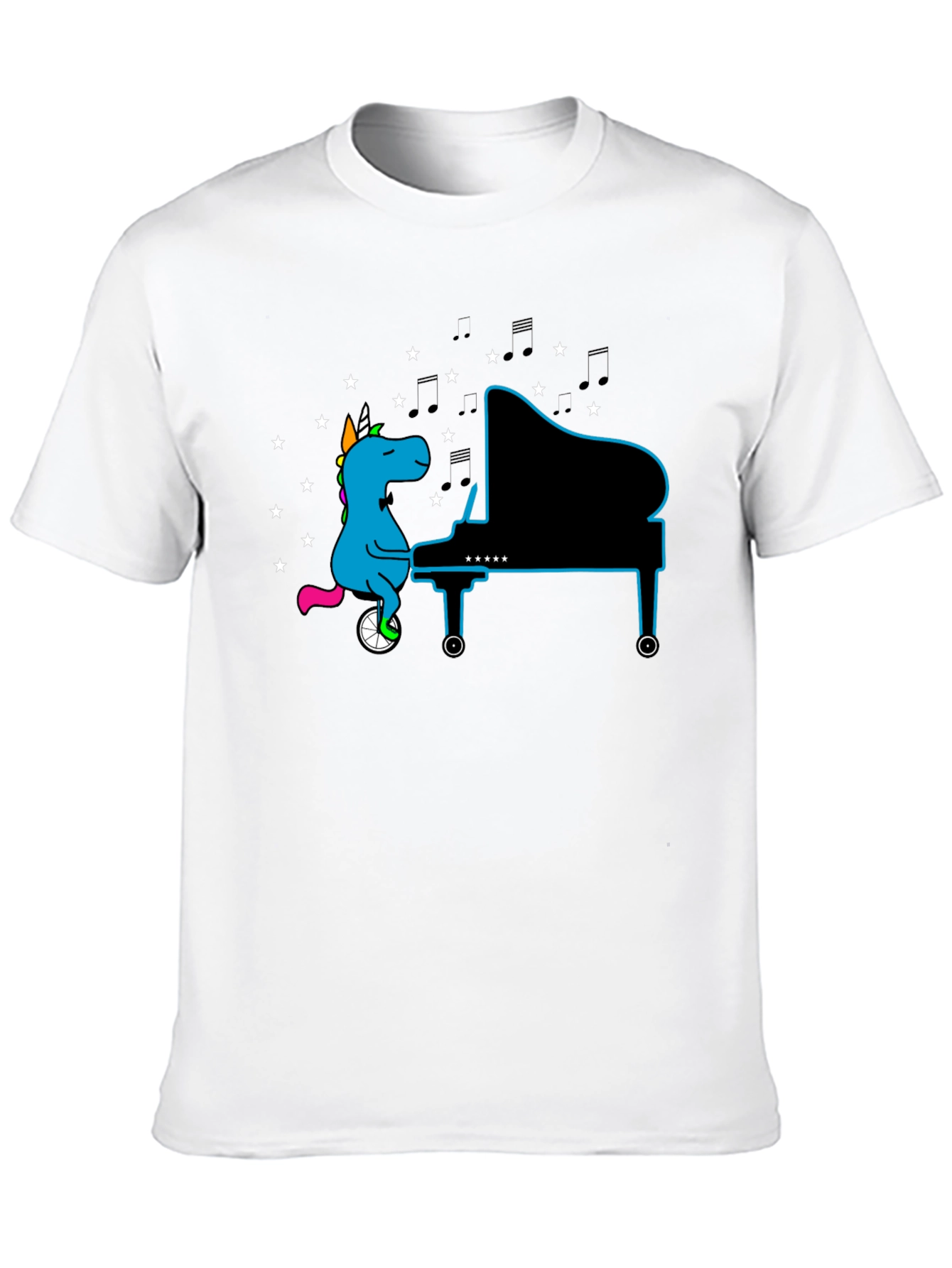 Unicorn Pianist Graphic Tee