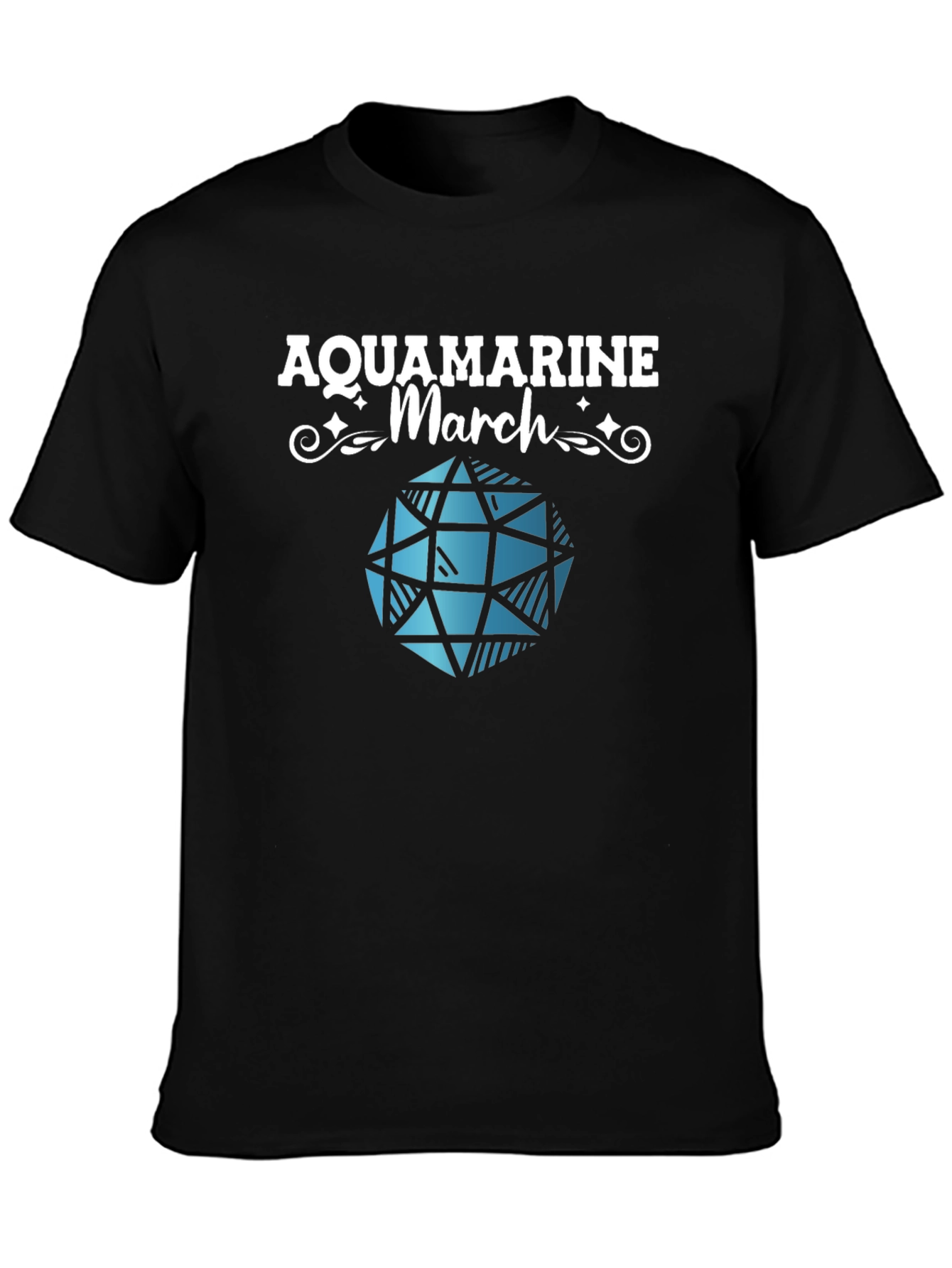 Aquamarine March Gemstone T-Shirt