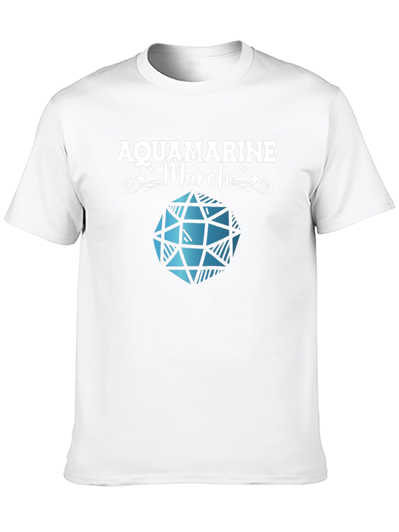Aquamarine March Gemstone T-Shirt
