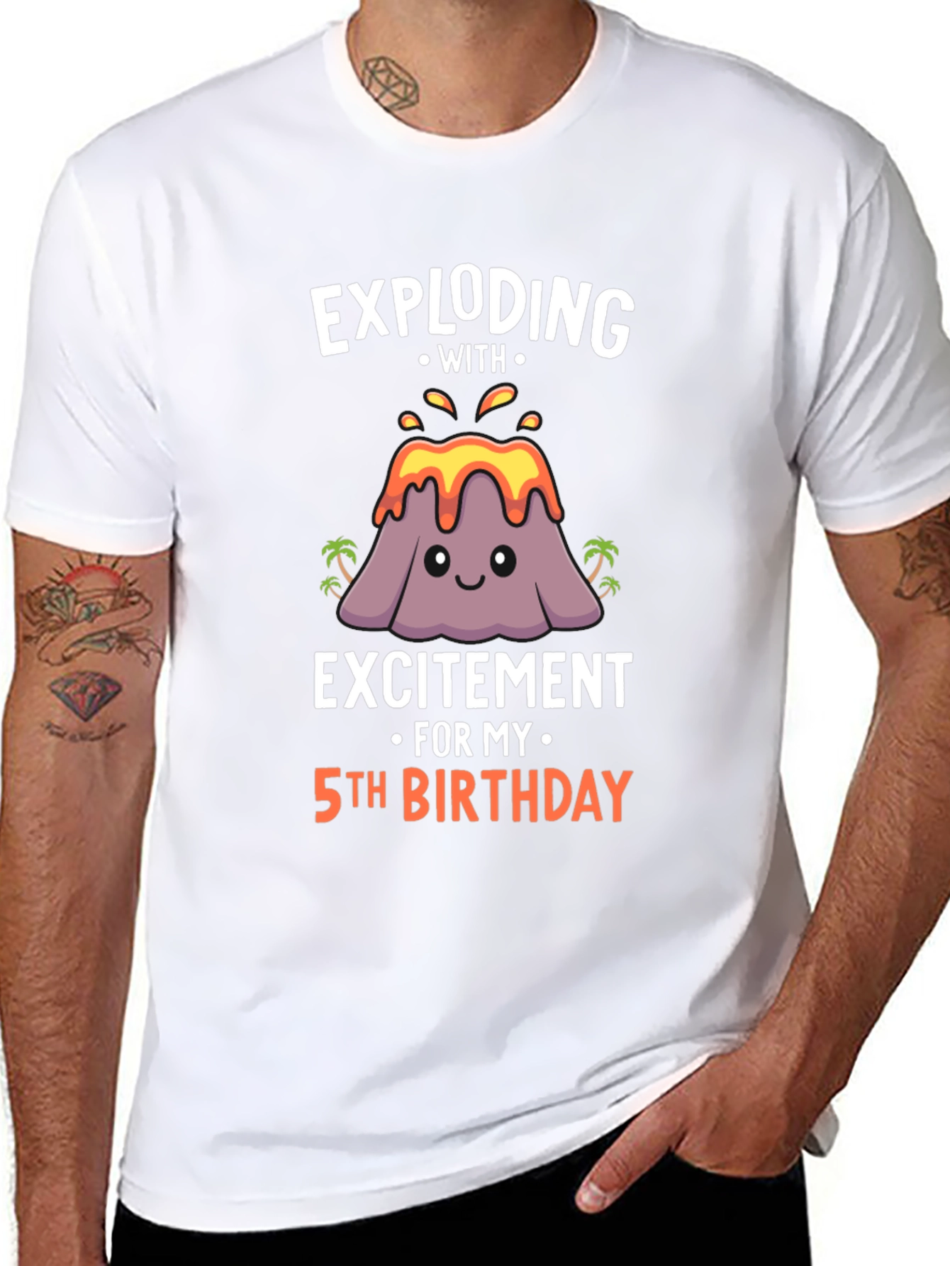 Exploding with Excitement 5th Birthday T-Shirt