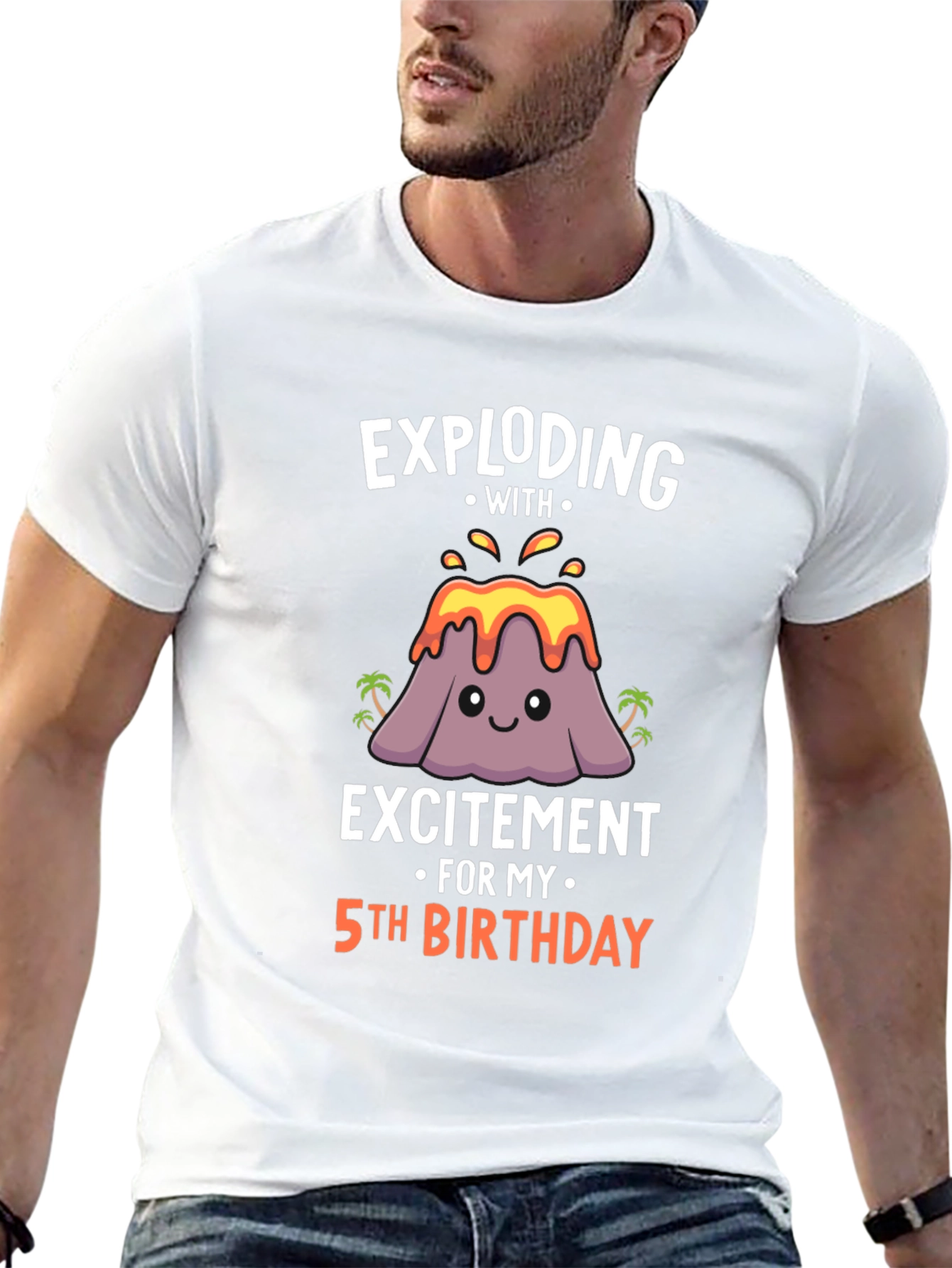 Exploding with Excitement 5th Birthday T-Shirt