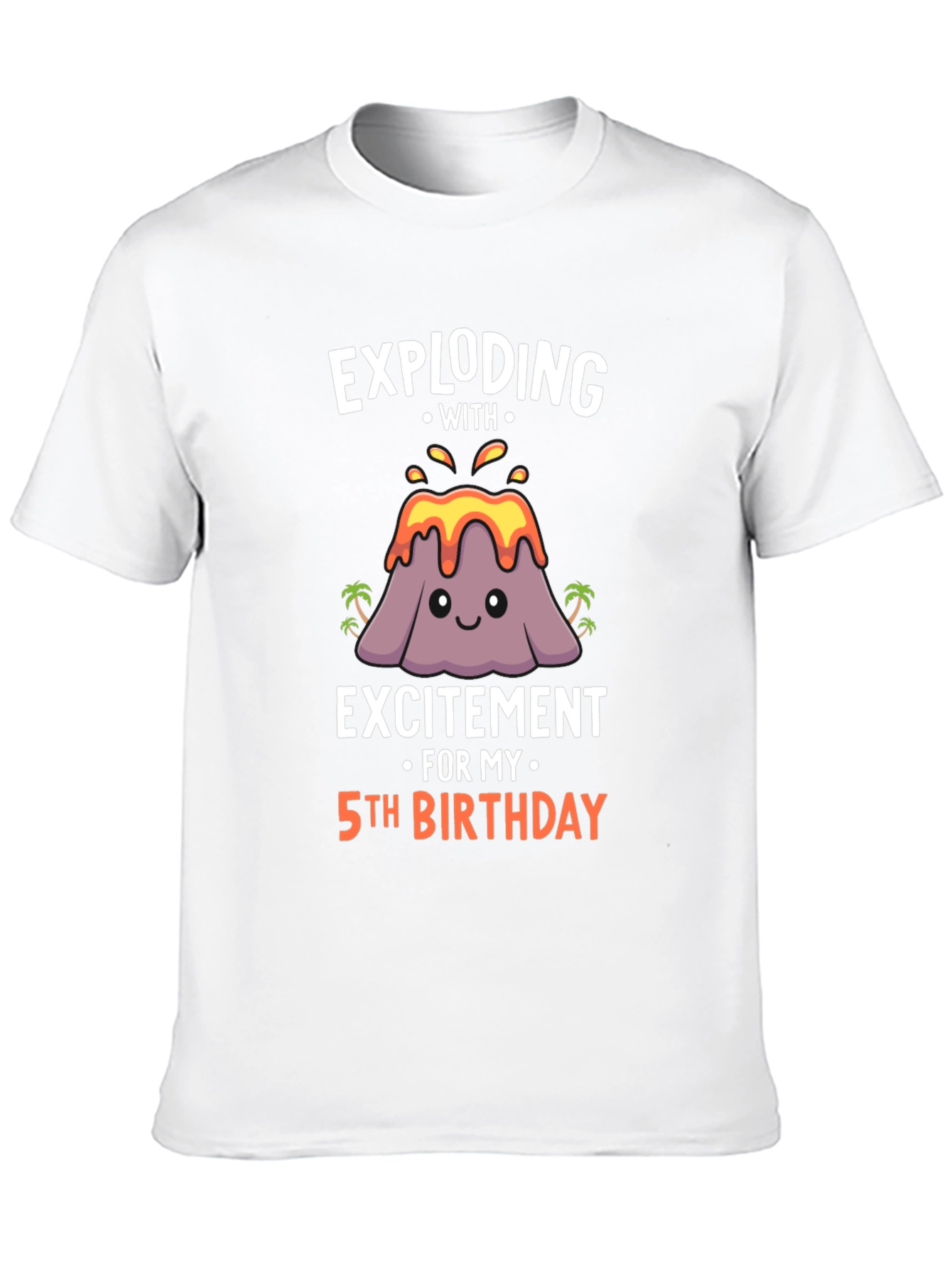 Exploding with Excitement 5th Birthday T-Shirt