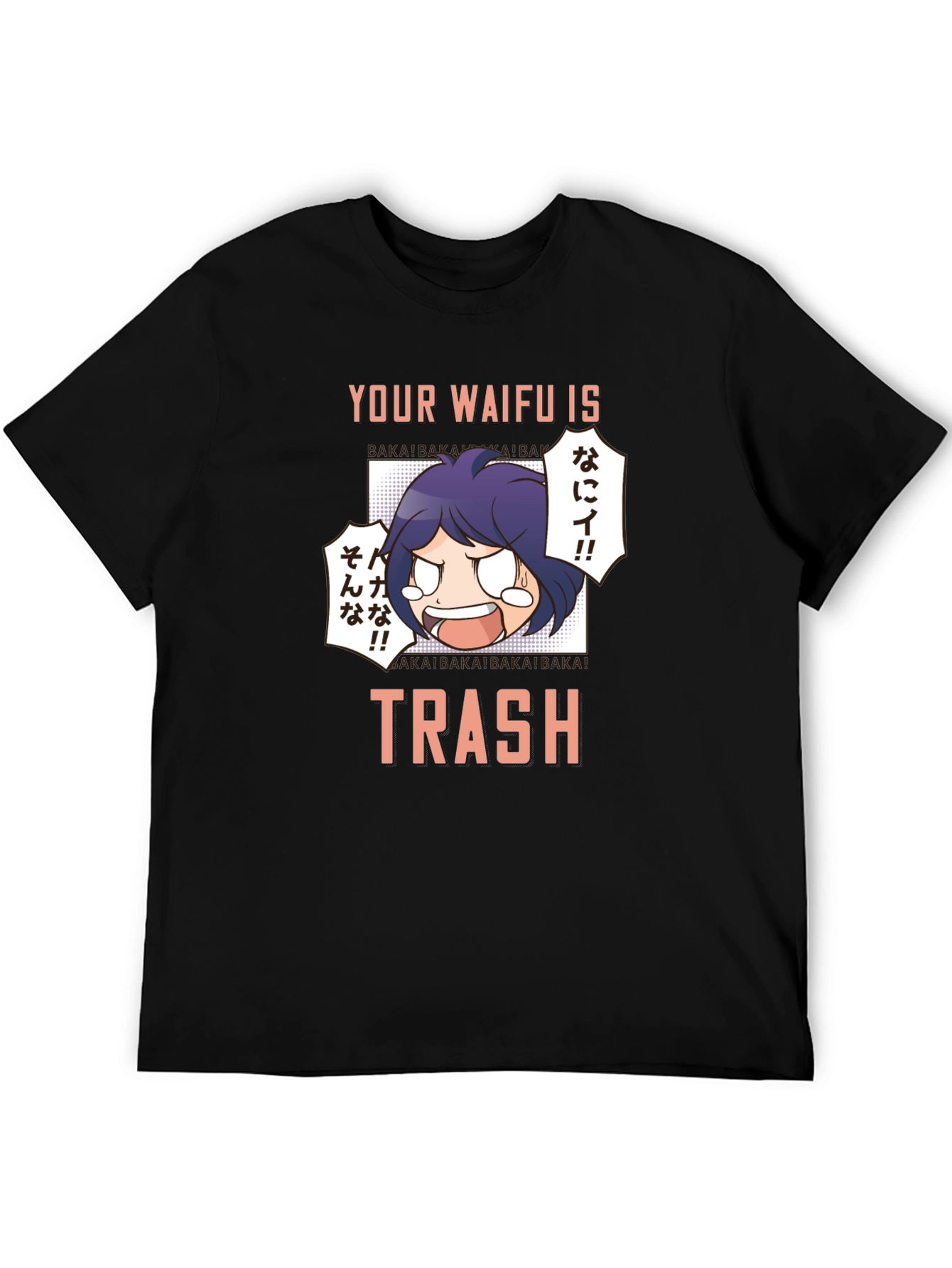 Your Waifu is Trash T-Shirt Anime Manga Graphic Tee