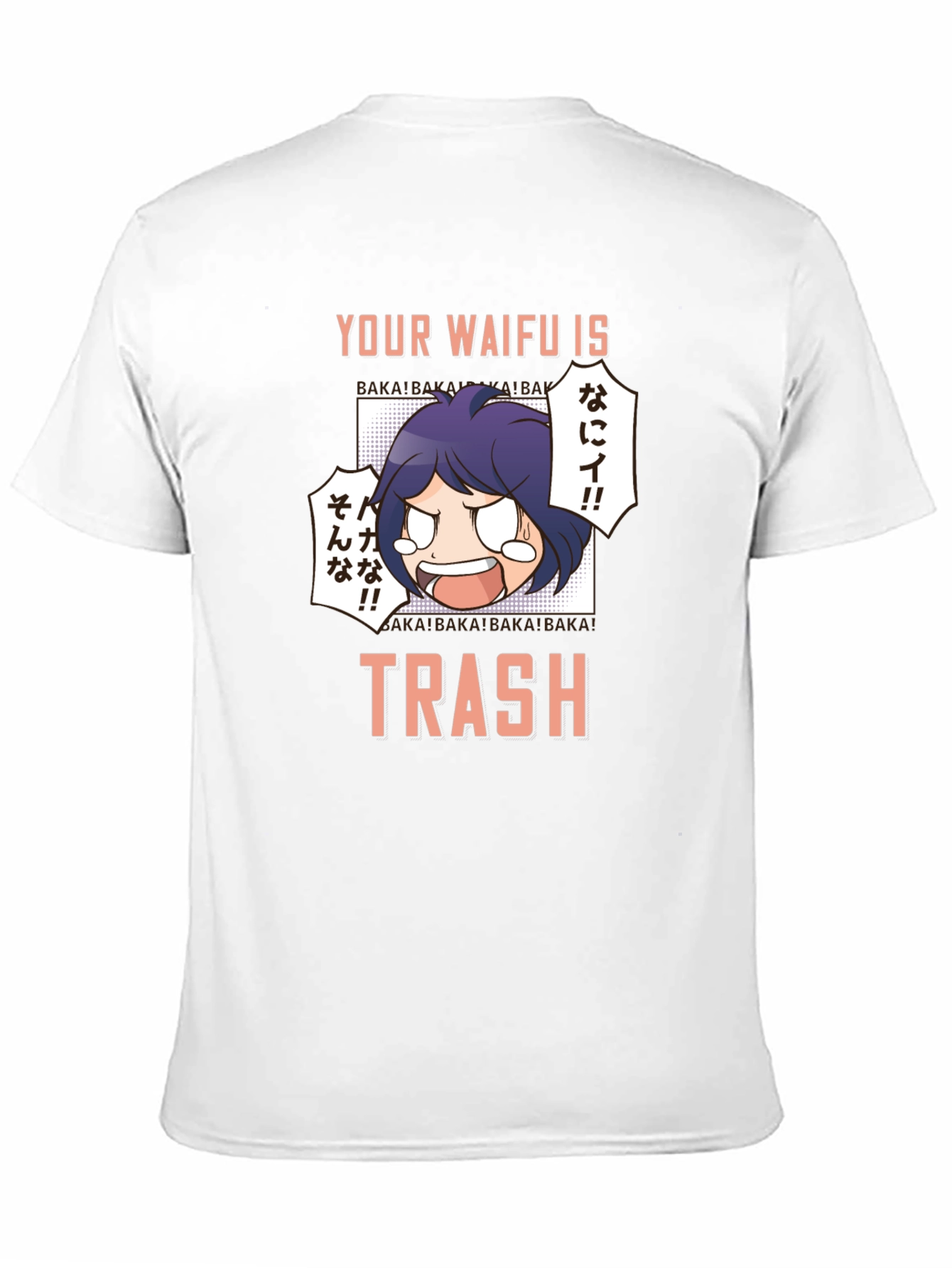 Your Waifu is Trash T-Shirt Anime Manga Graphic Tee