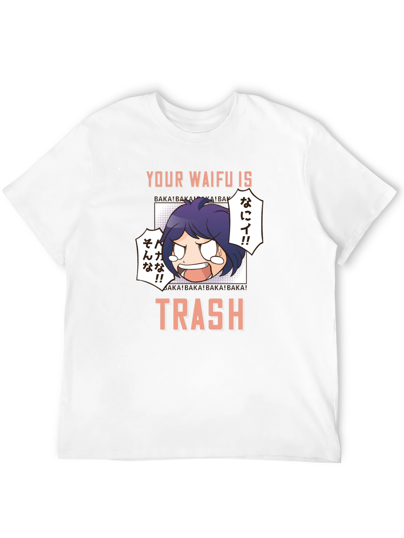 Your Waifu is Trash T-Shirt Anime Manga Graphic Tee
