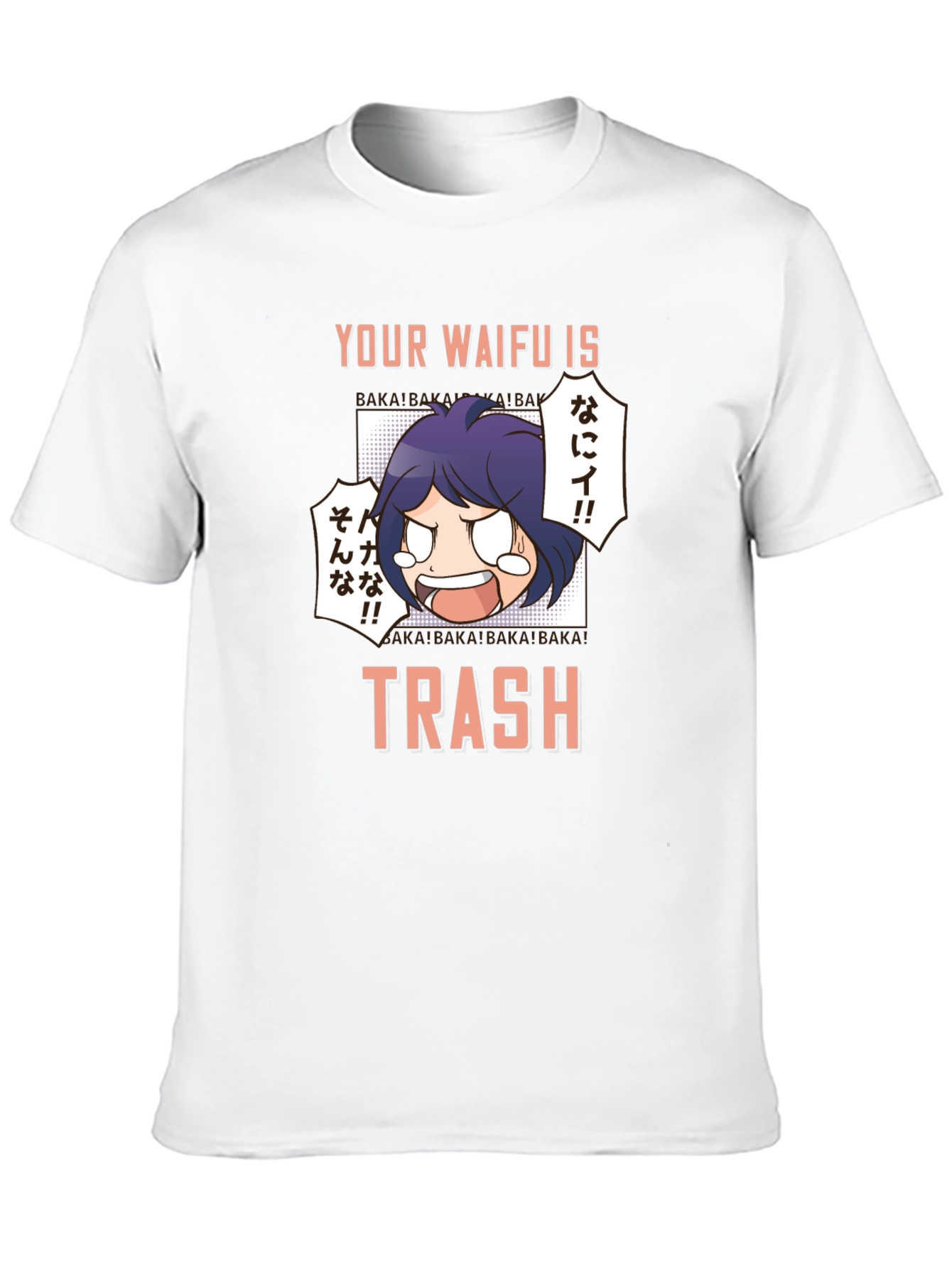 Your Waifu is Trash T-Shirt Anime Manga Graphic Tee