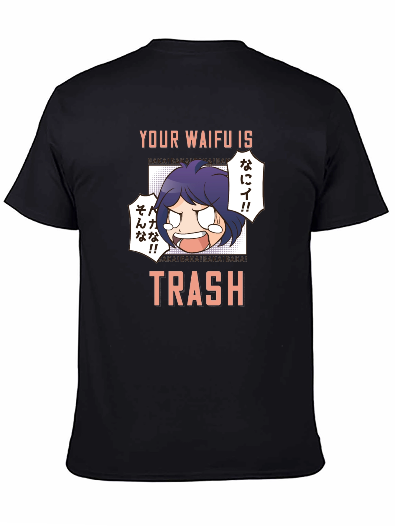 Your Waifu is Trash T-Shirt Anime Manga Graphic Tee
