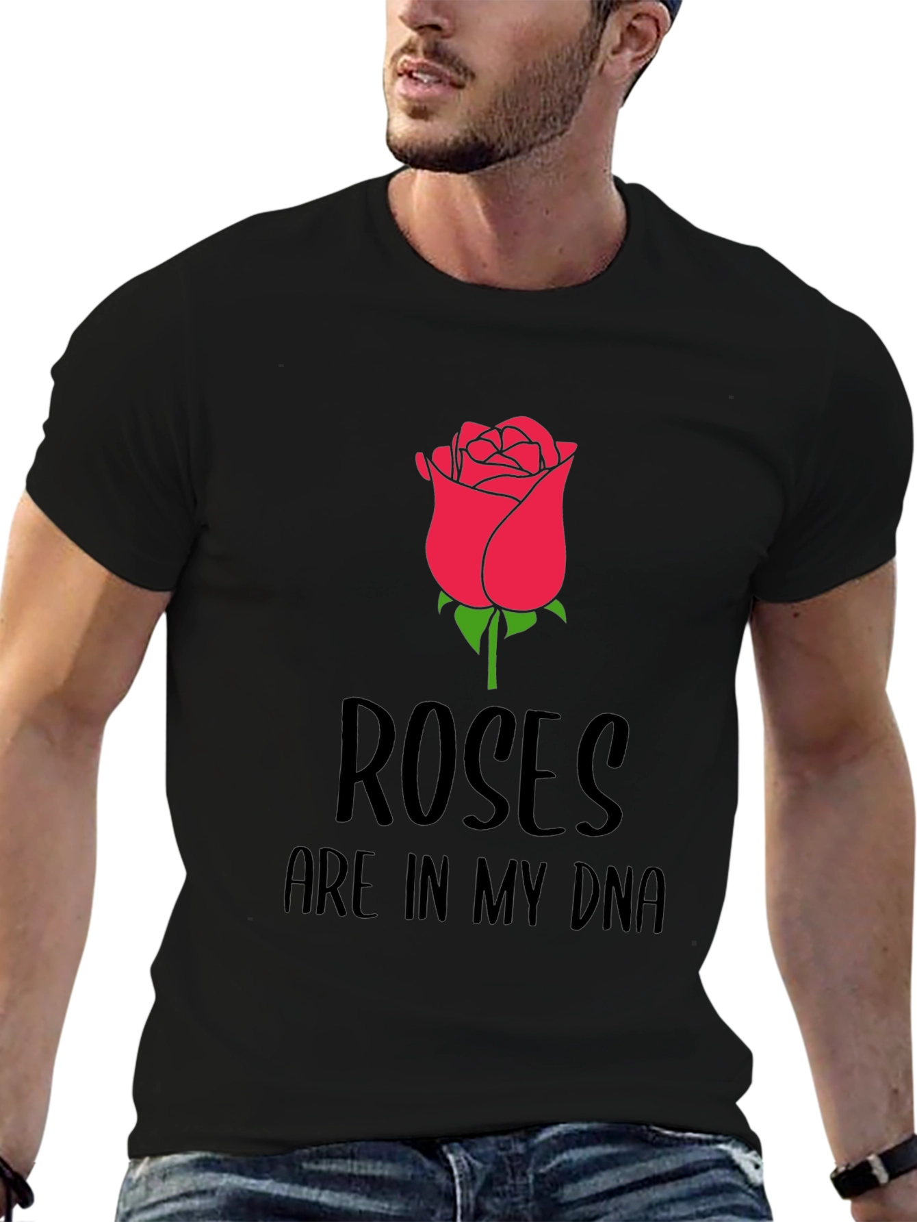 Roses Are In My DNA Graphic Tee