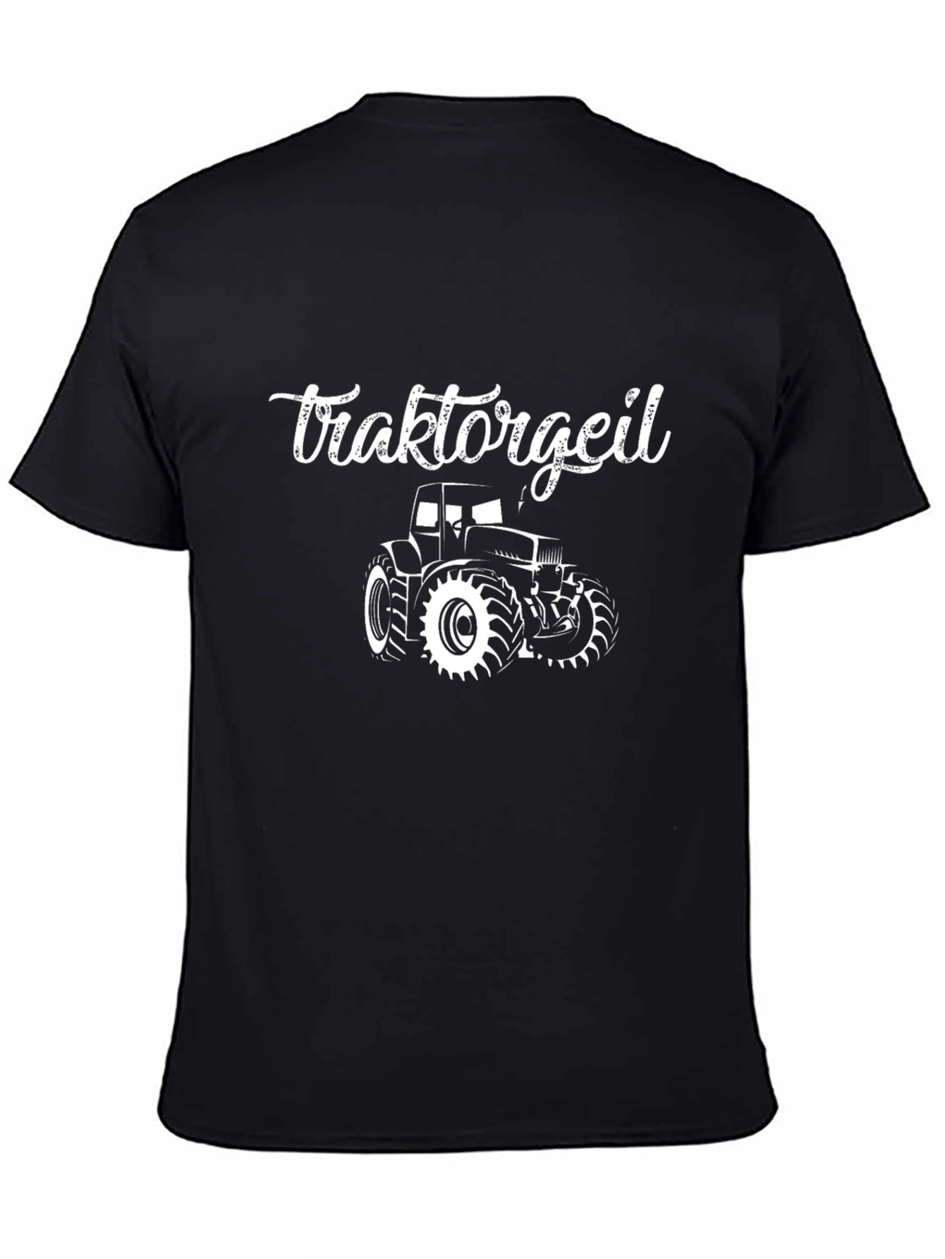 Tractorgeil Graphic Tee - Black Cotton T-Shirt