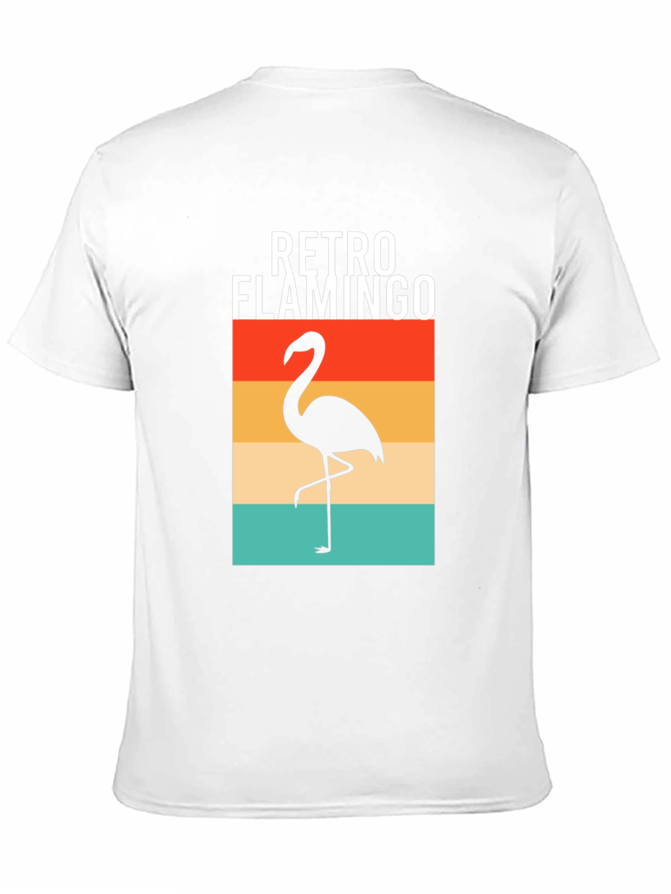 Retro Flamingo Graphic Tee - Stylish Comfort