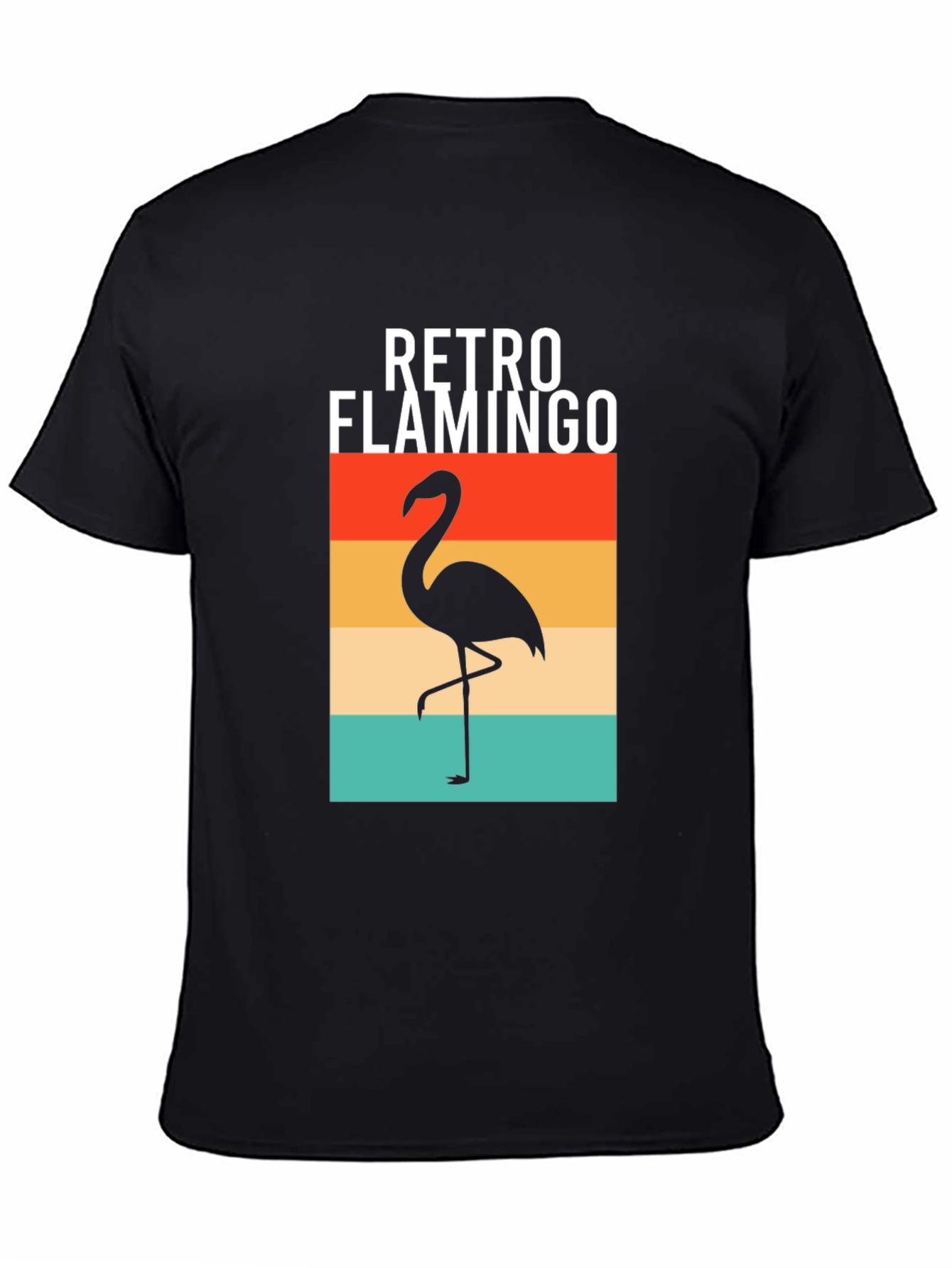 Retro Flamingo Graphic Tee - Stylish Comfort