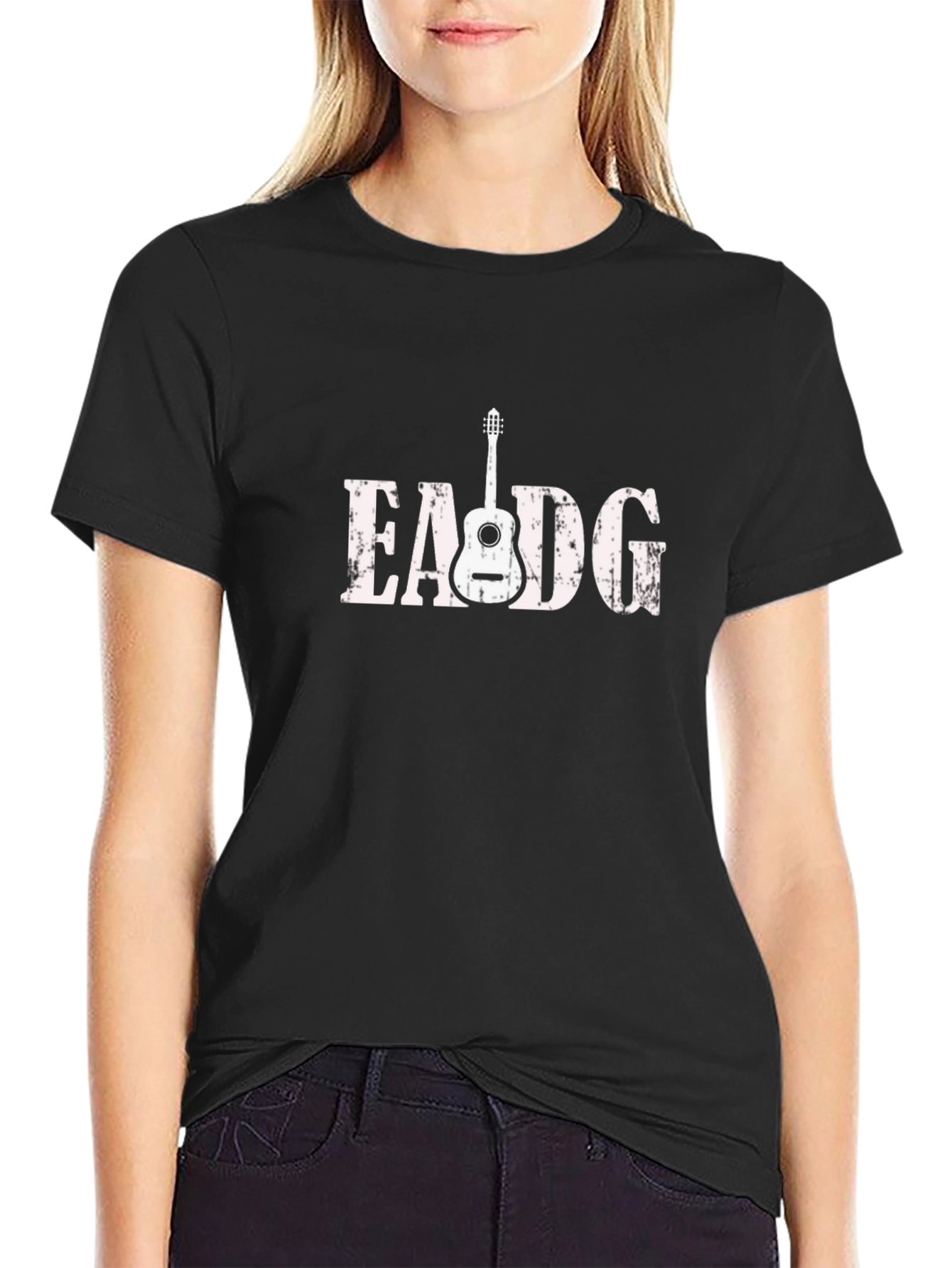 EADG Guitar String T-Shirt - Music Lover Tee