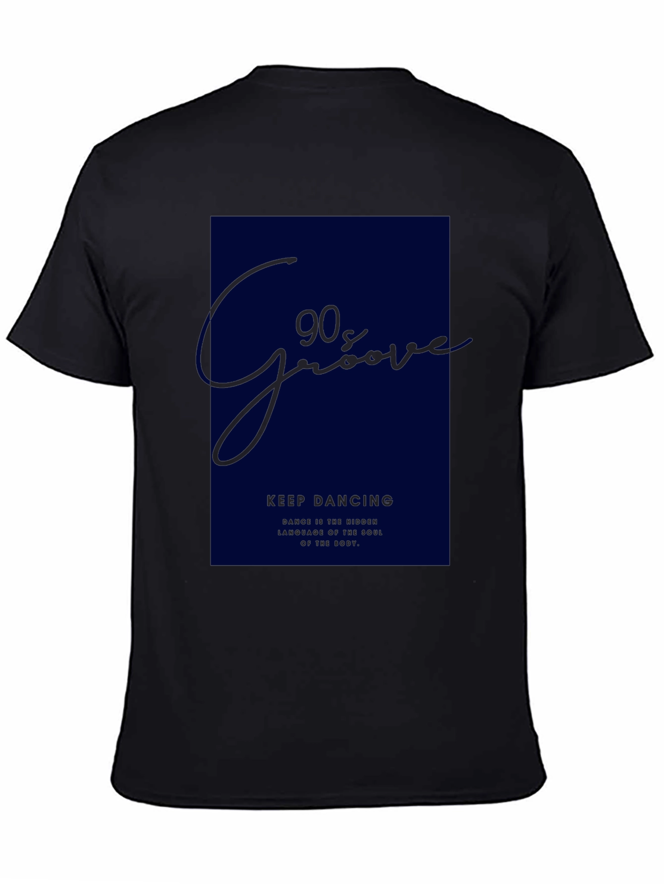 90s Groove Black Graphic Tee