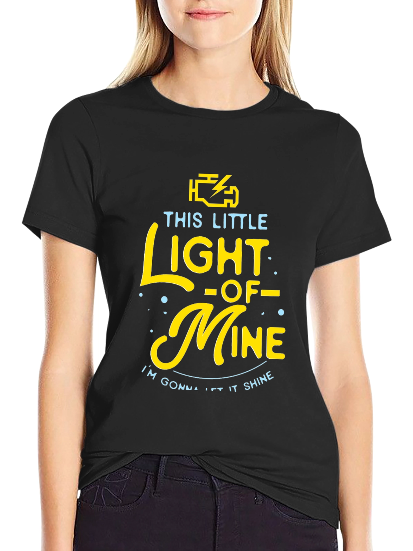 Check Engine Light This Little Light of Mine T-Shirt