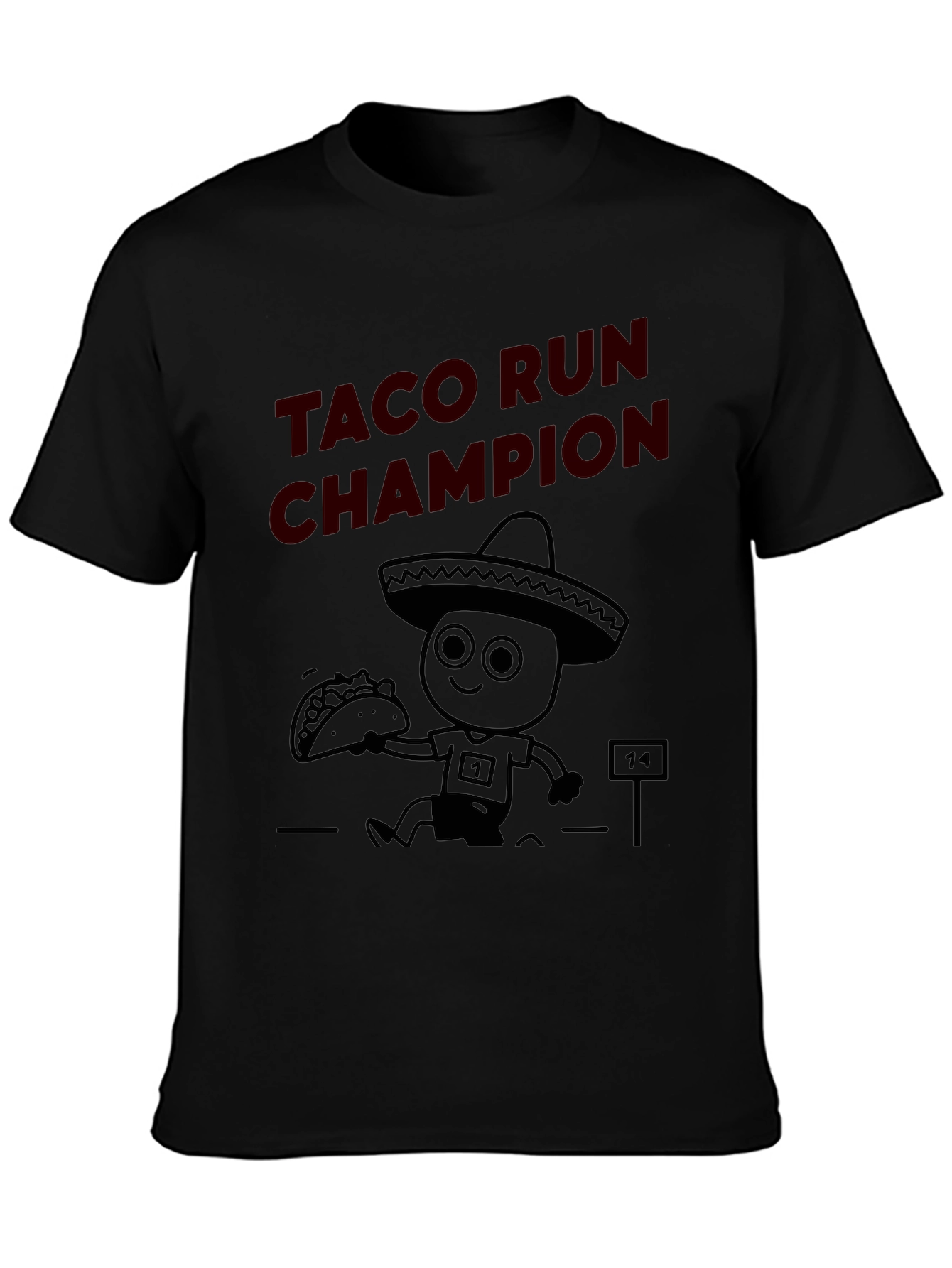 Taco Run Champion Graphic T-Shirt