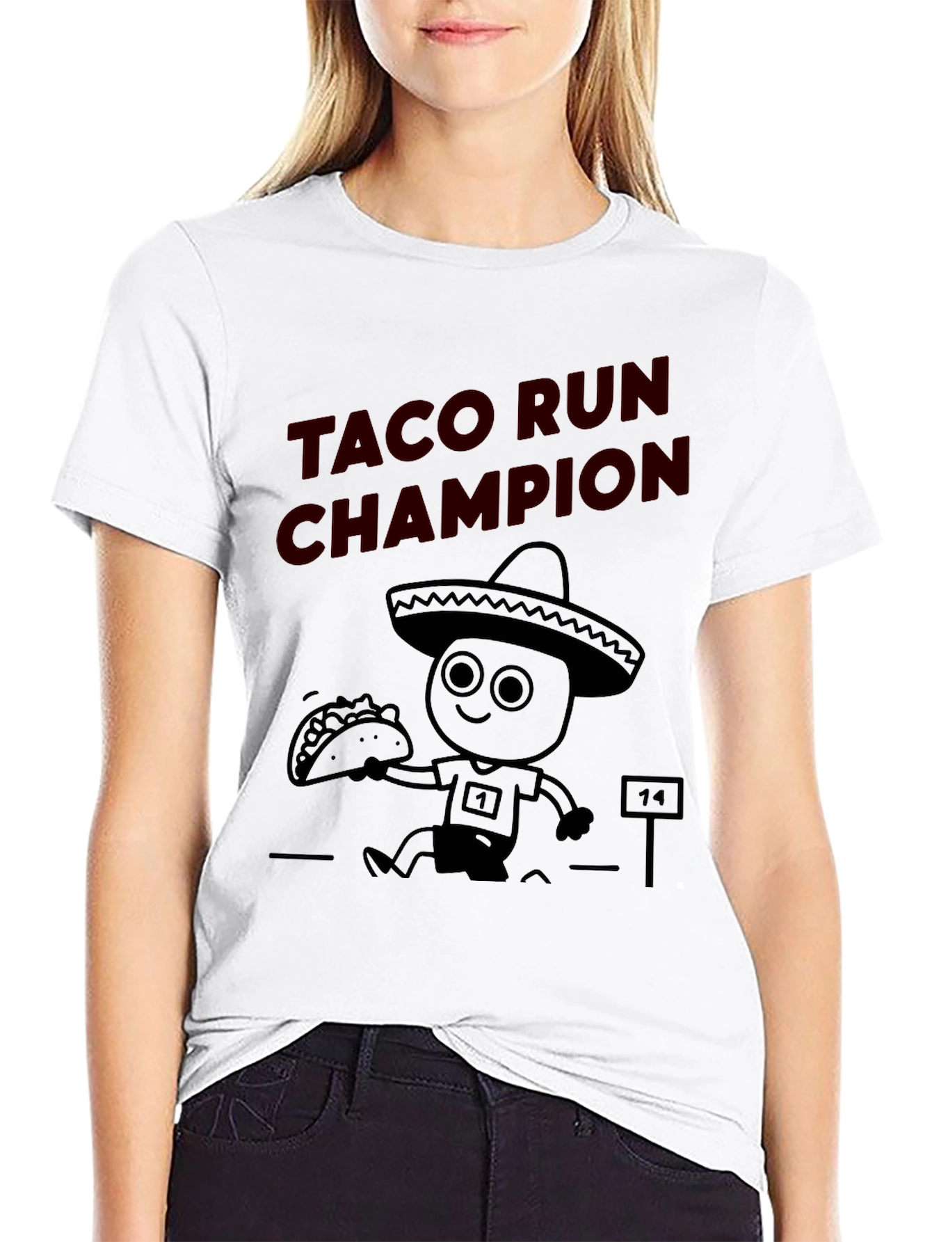 Taco Run Champion Graphic T-Shirt