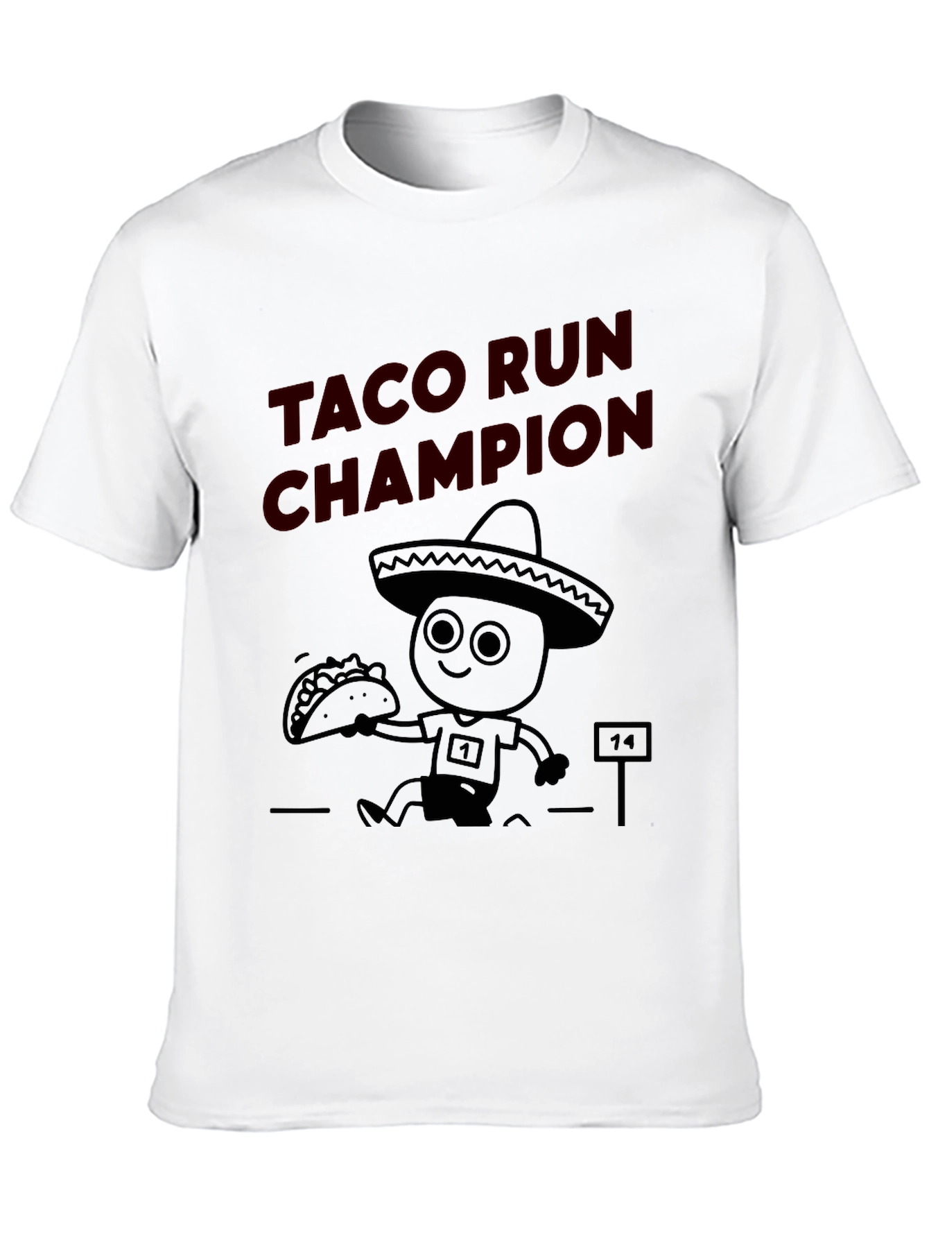 Taco Run Champion Graphic T-Shirt