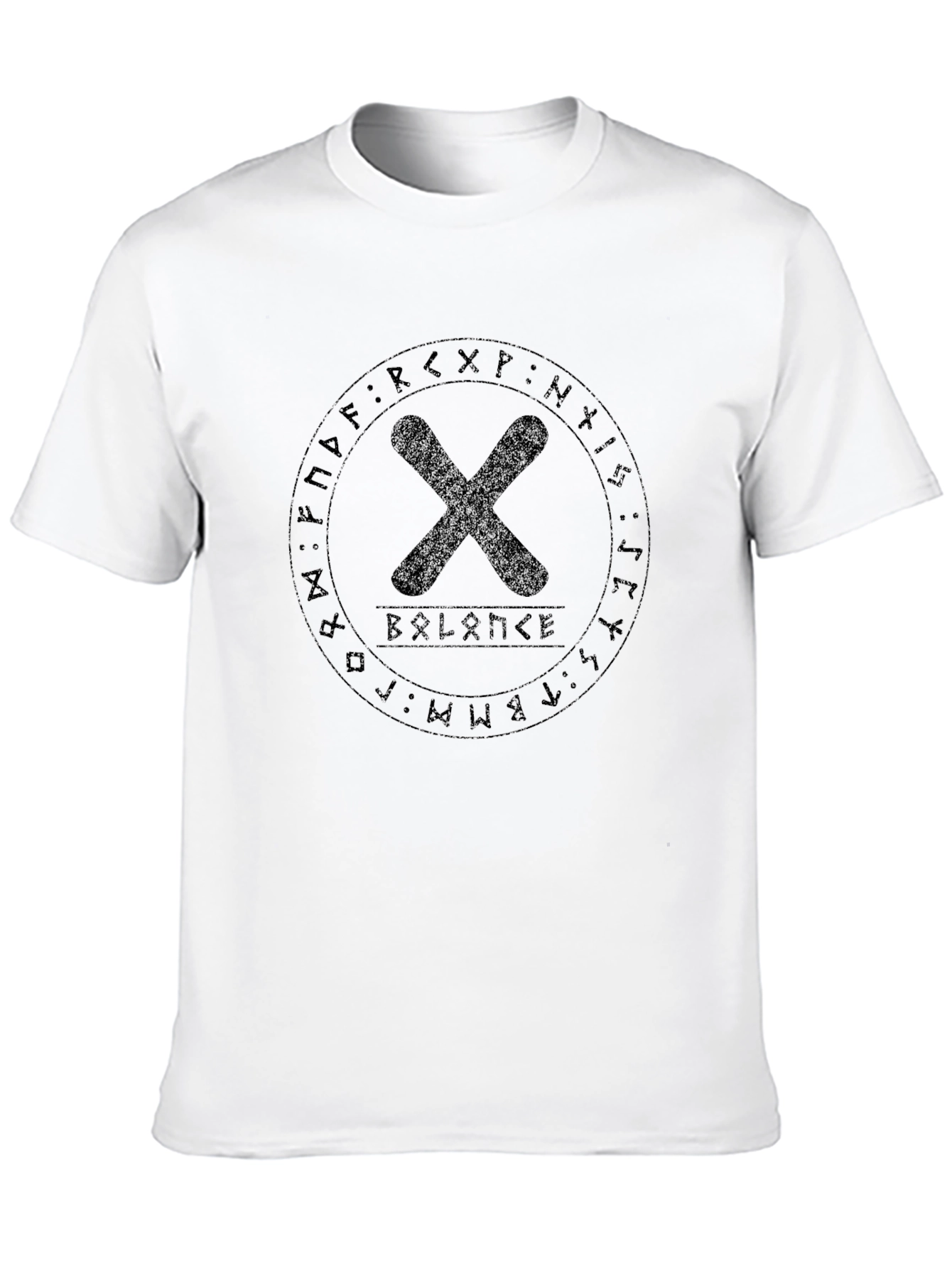 Balance Rune Graphic Tee - Black T-Shirt