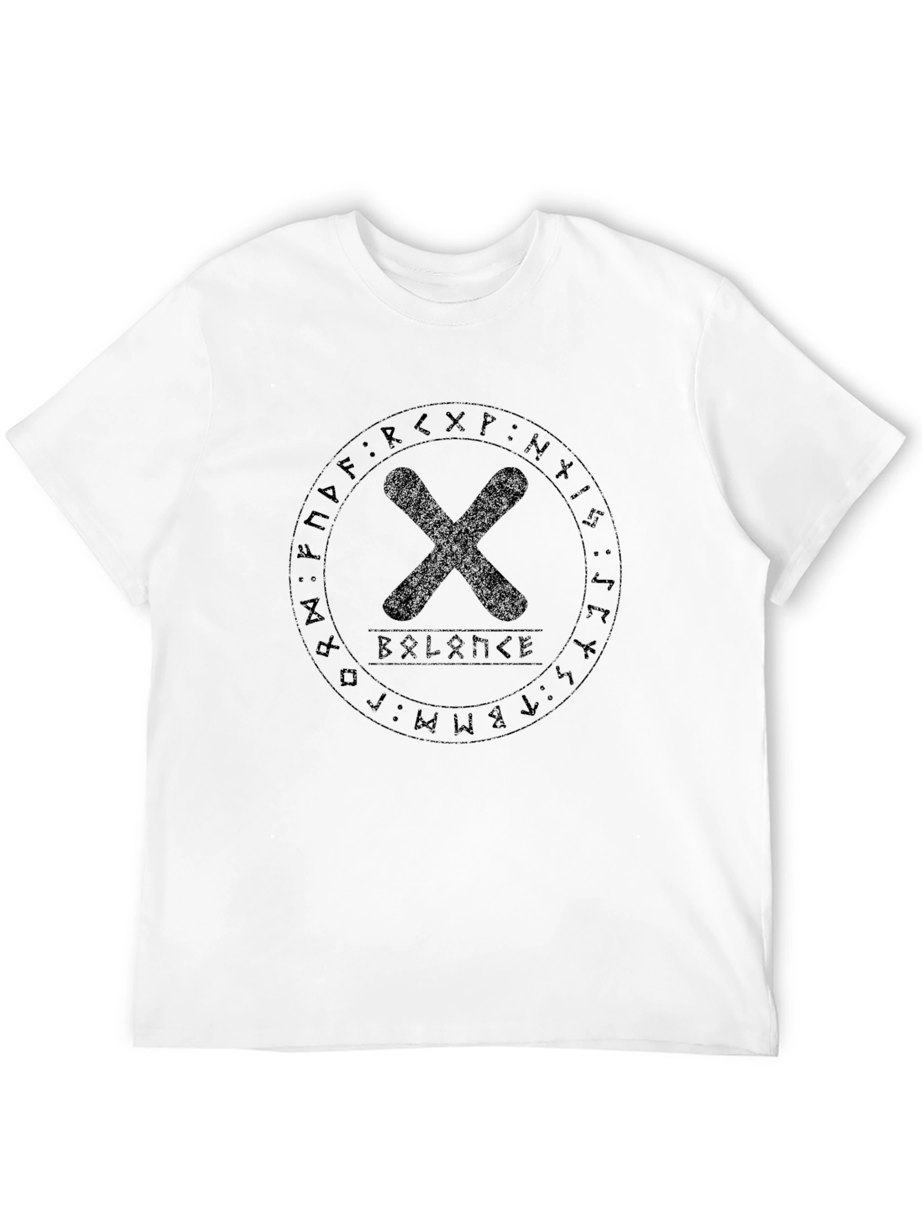 Balance Rune Graphic Tee - Black T-Shirt