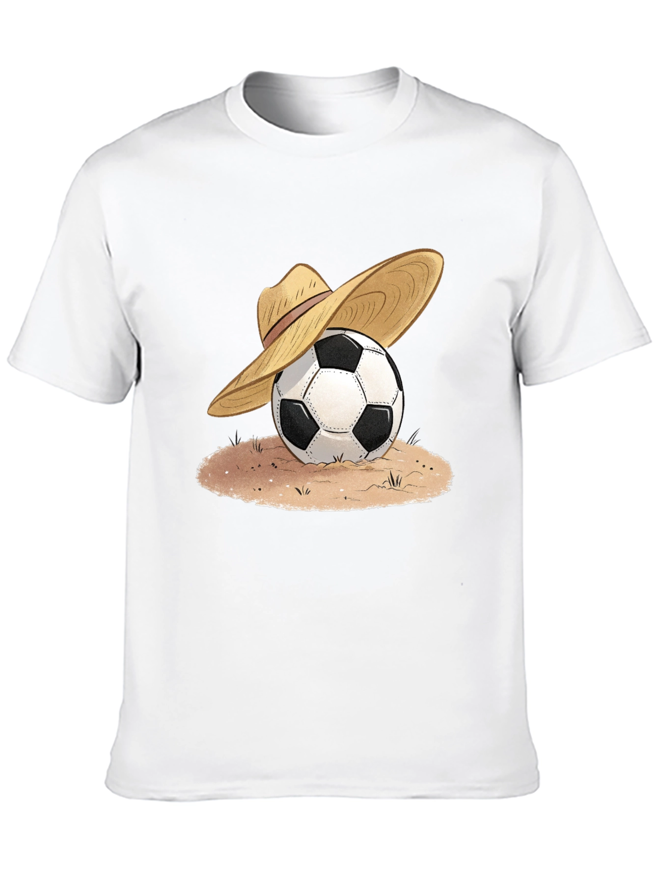 Soccer Ball Sombrero Graphic Tee