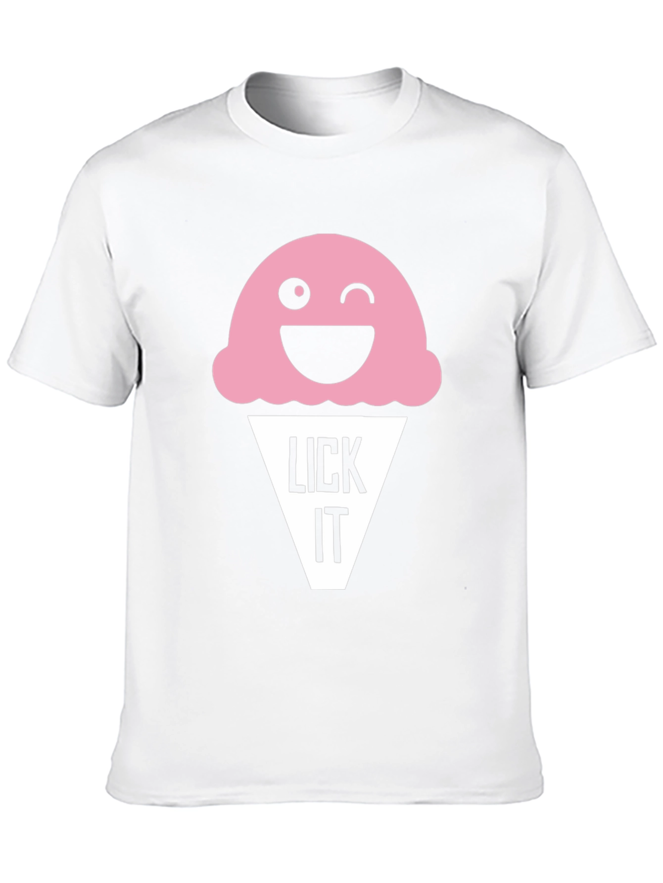 Funny Lick It Ice Cream Graphic Tee