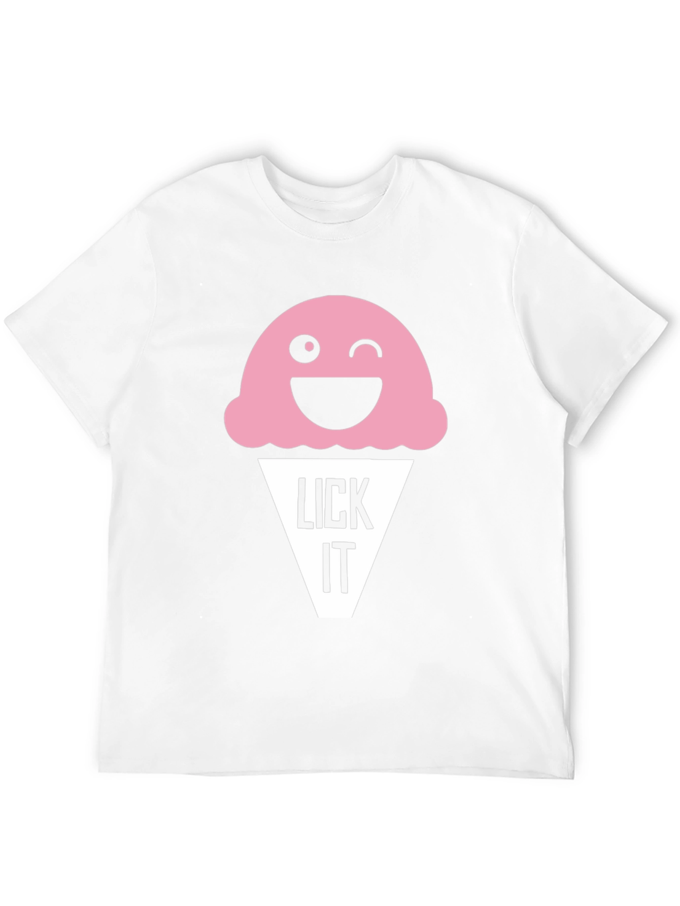 Funny Lick It Ice Cream Graphic Tee
