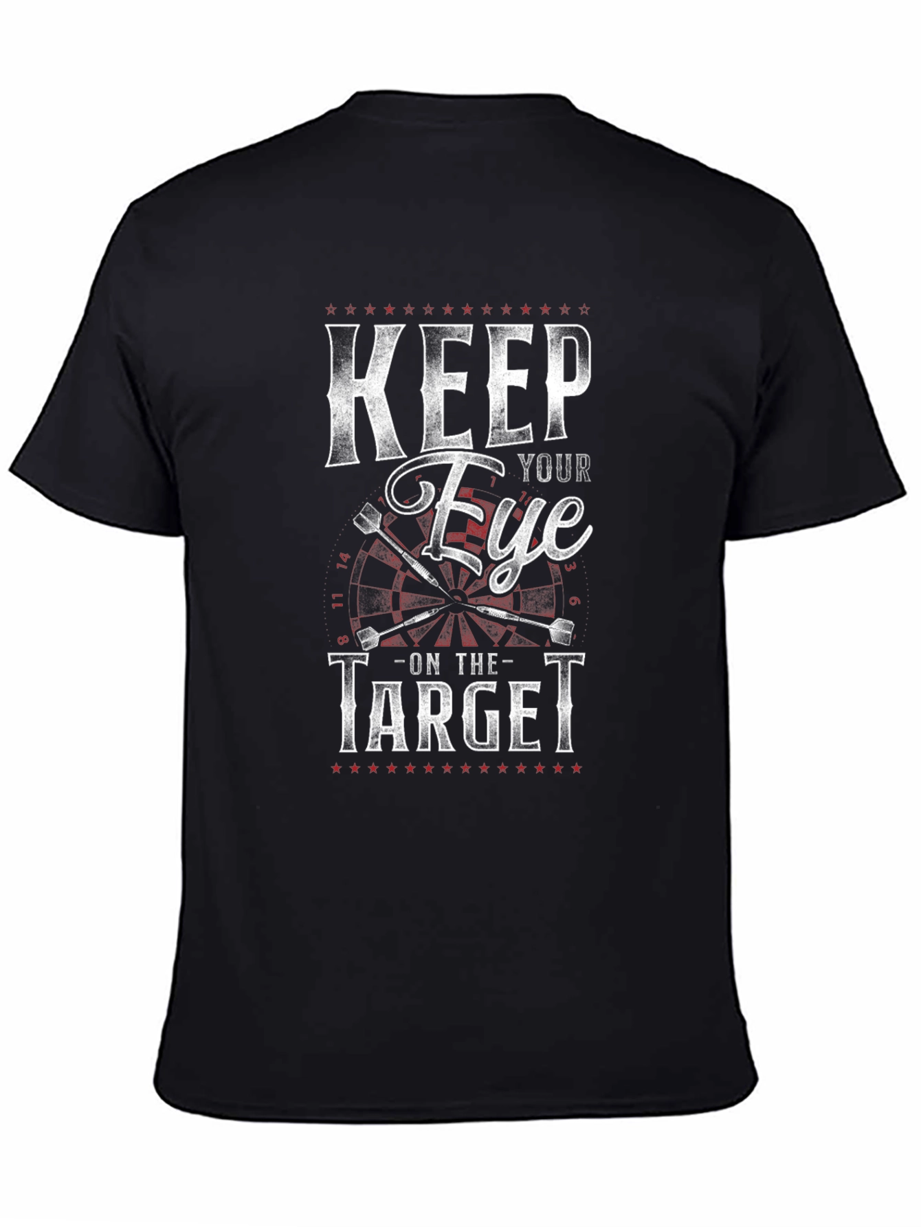 Keep Your Eye on the Target Black T-Shirt