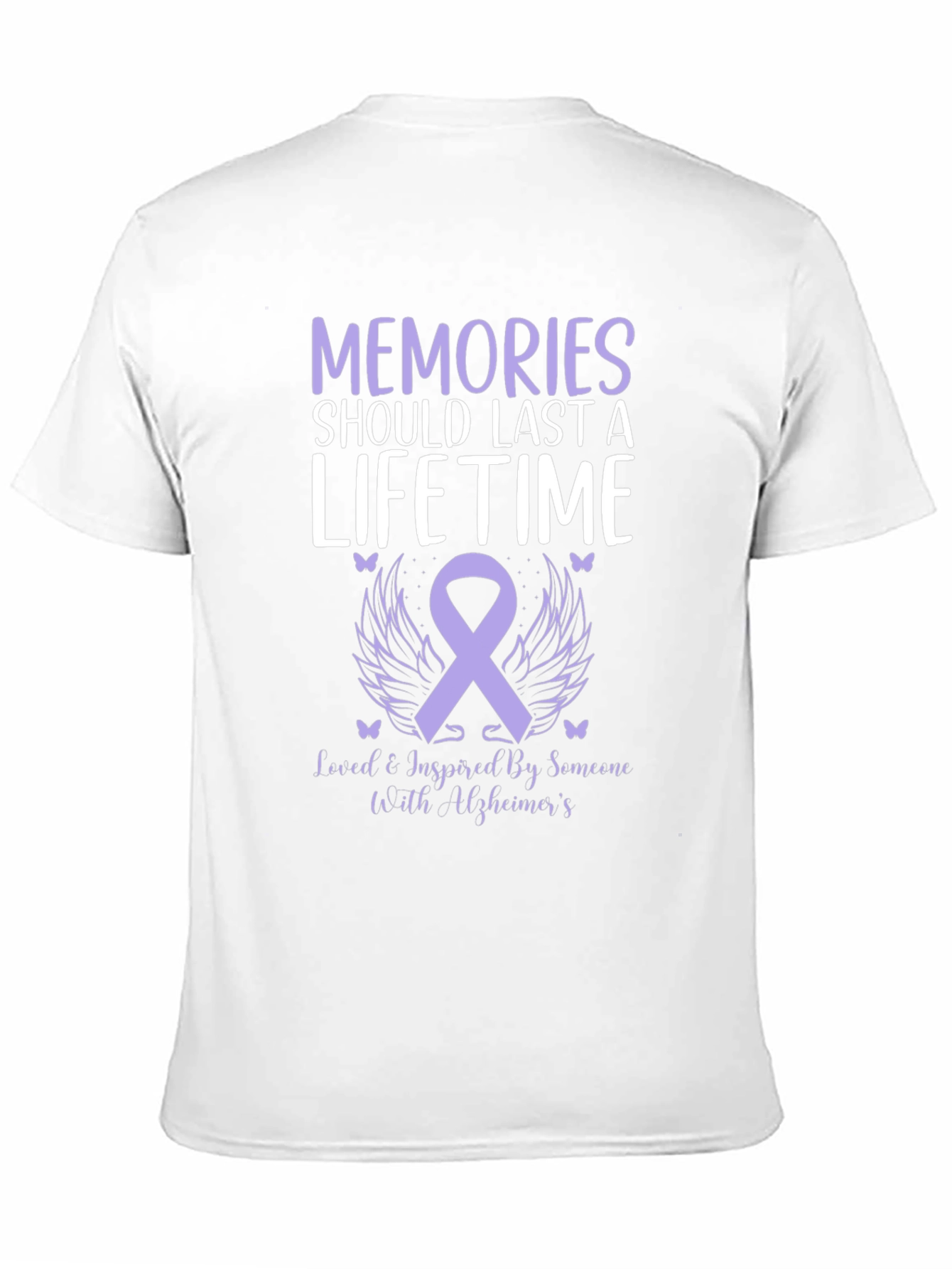 Alzheimers Awareness T-Shirt: Memories Lifetime