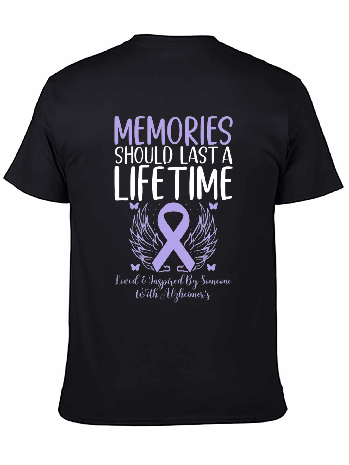 Alzheimers Awareness T-Shirt: Memories Lifetime