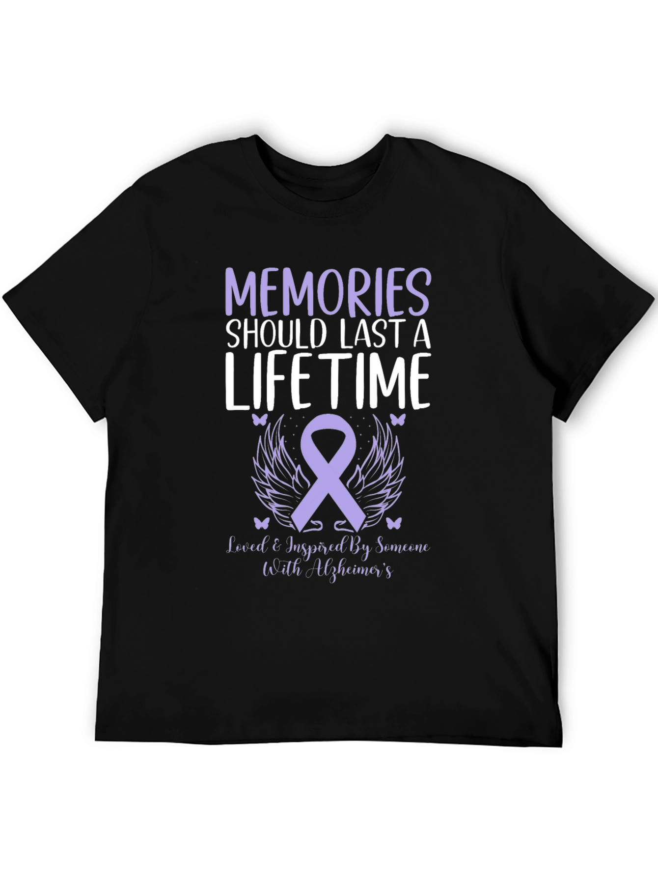 Alzheimers Awareness T-Shirt: Memories Lifetime
