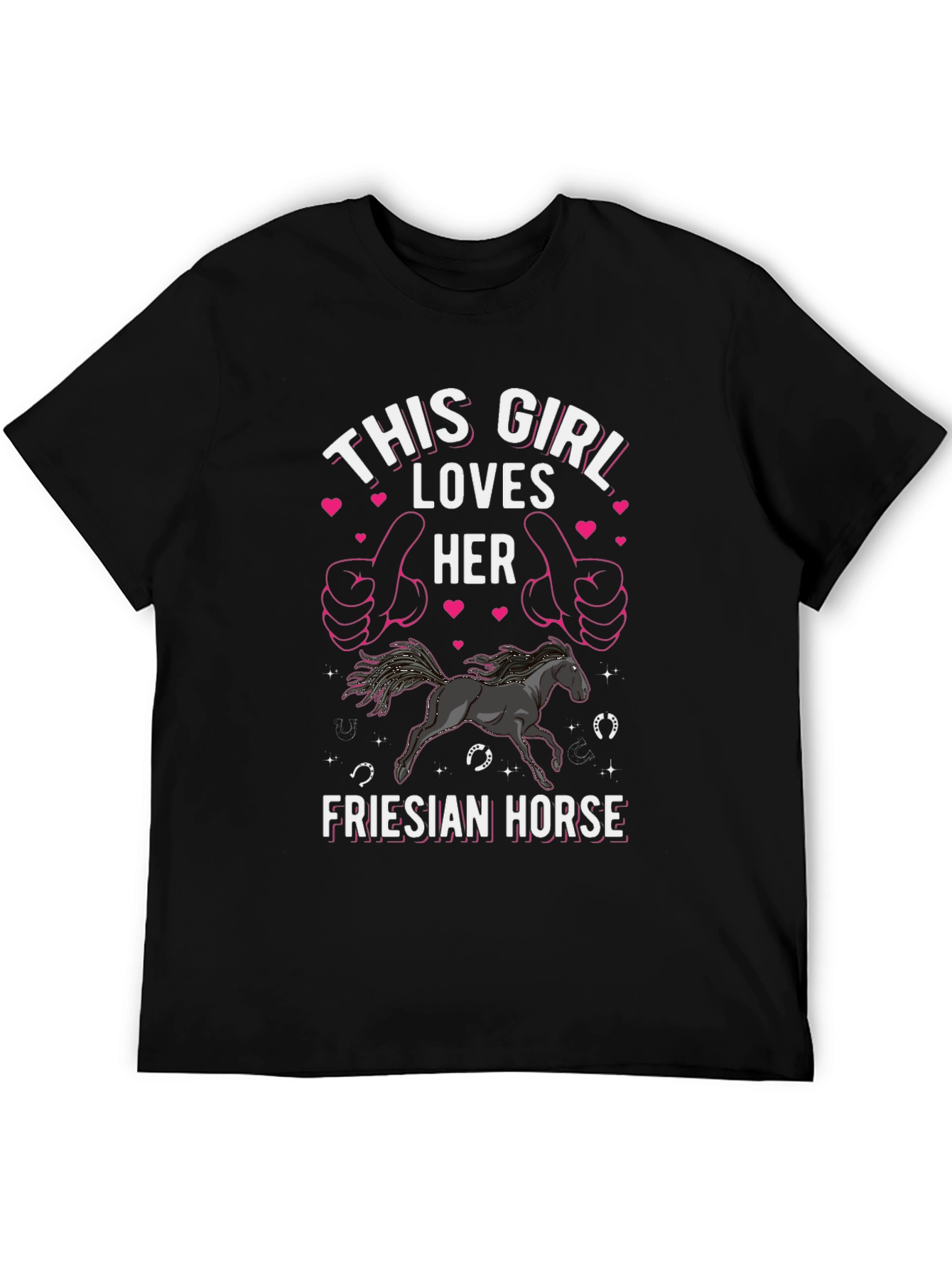 This Girl Loves Her Friesian Horse T-Shirt