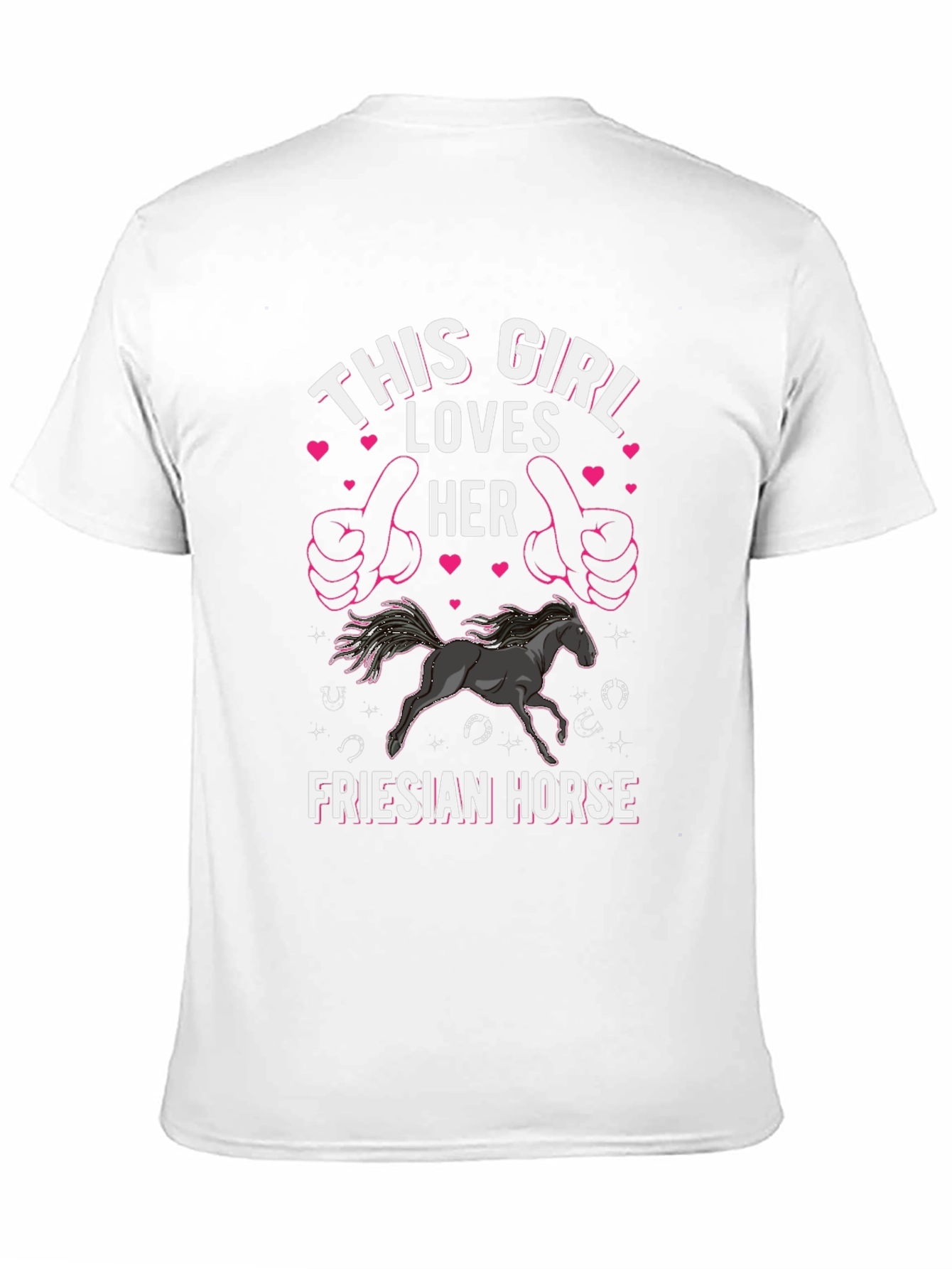 This Girl Loves Her Friesian Horse T-Shirt