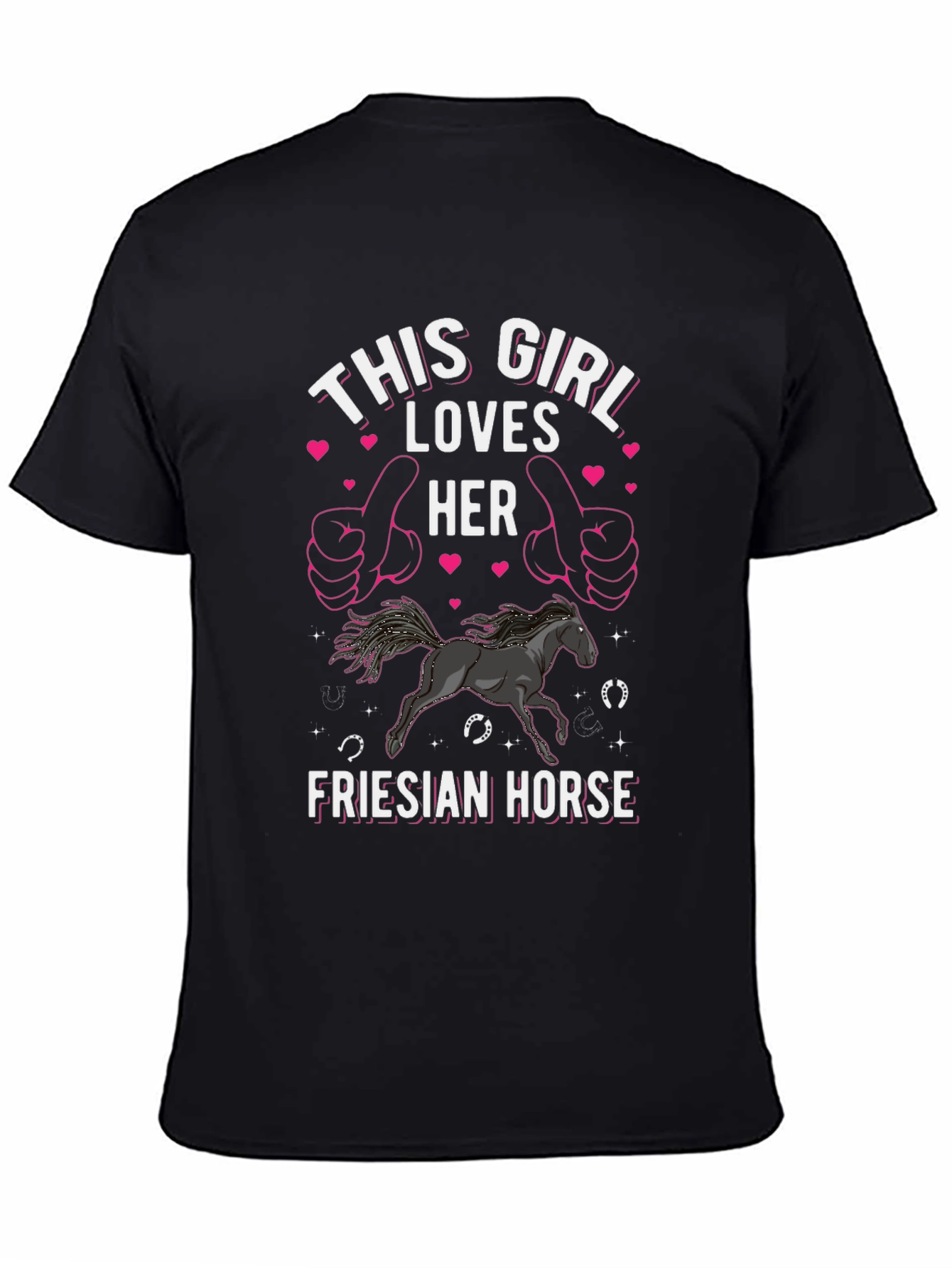 This Girl Loves Her Friesian Horse T-Shirt