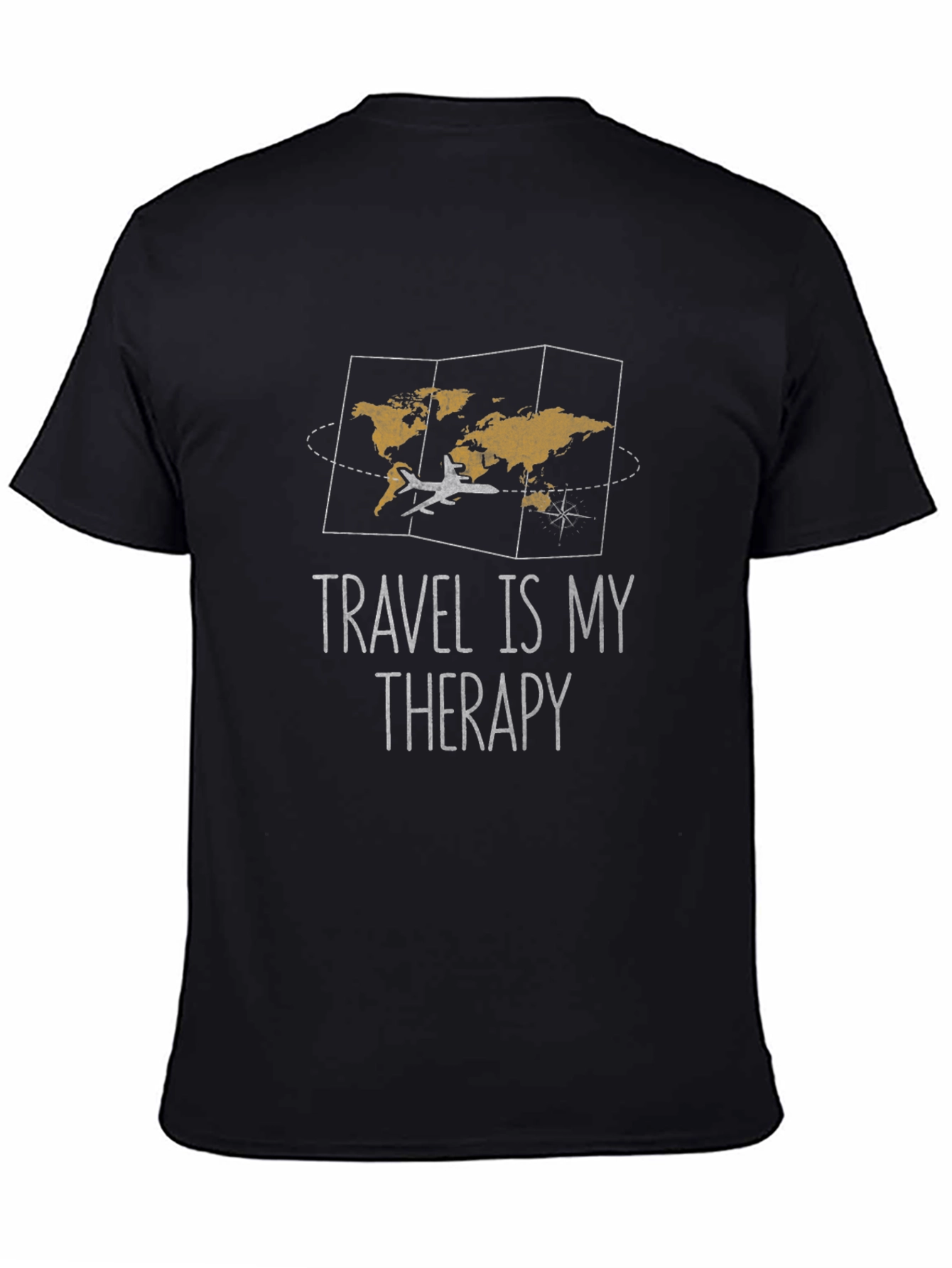 Travel Is My Therapy Graphic T-Shirt