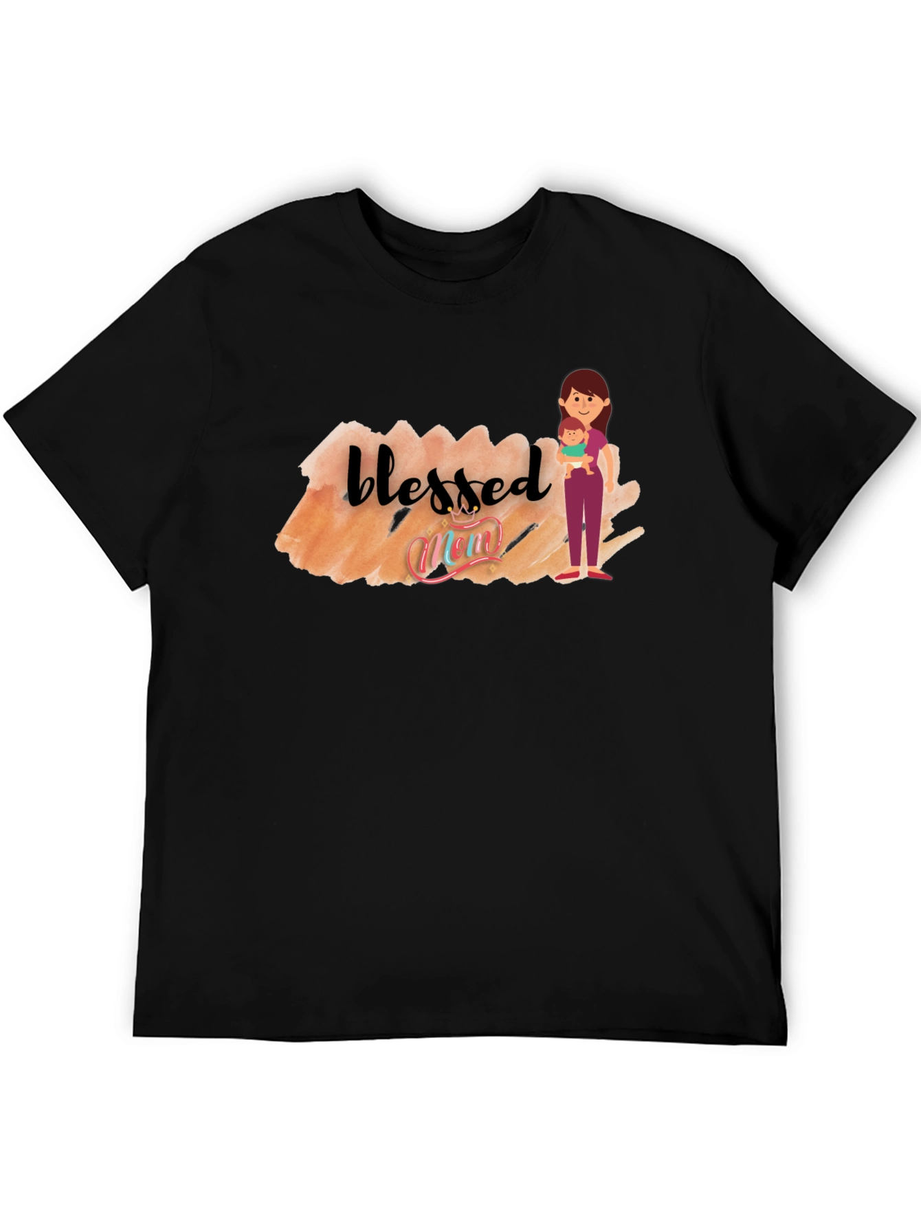 Blessed Mom Graphic T-Shirt