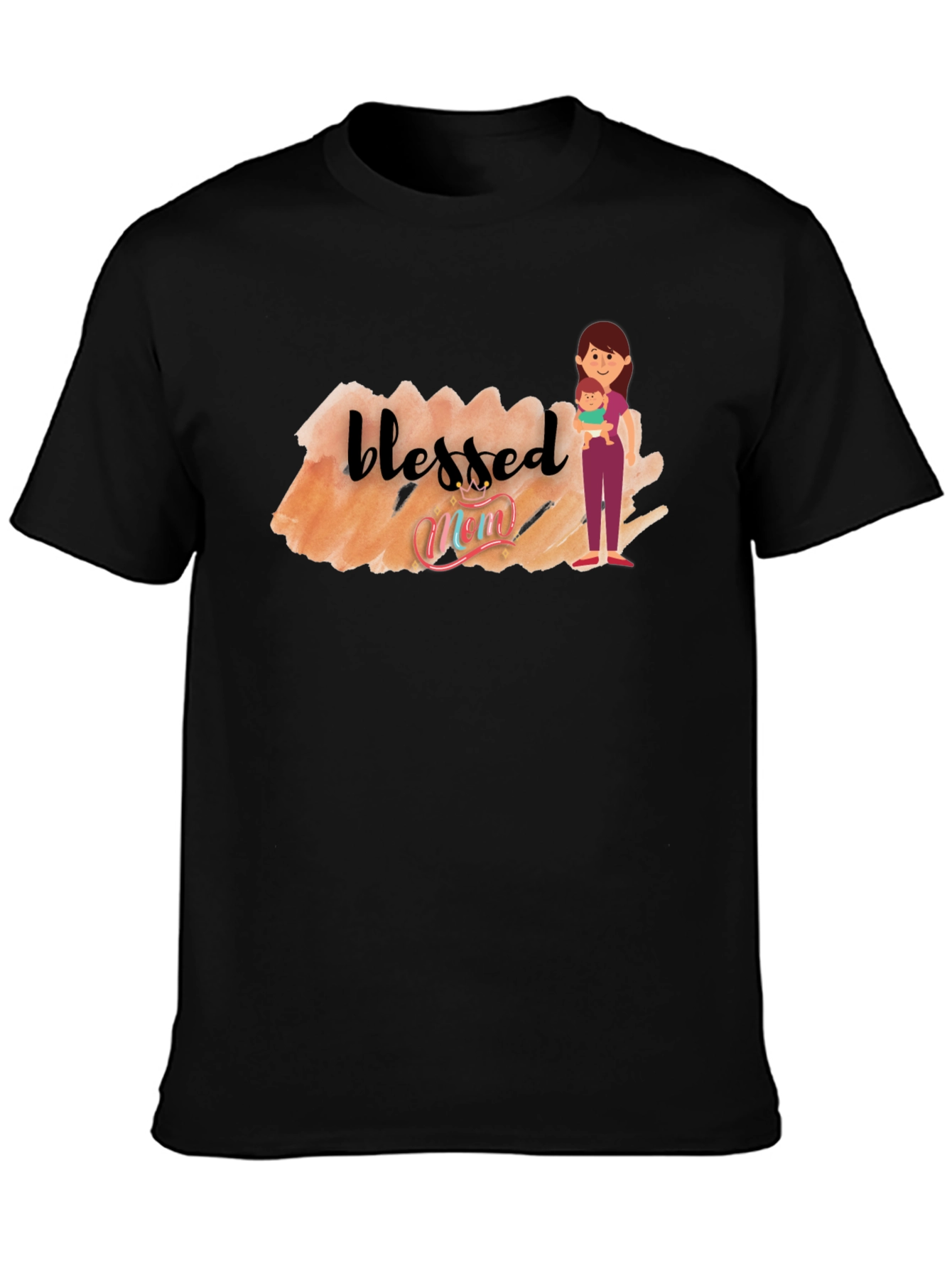 Blessed Mom Graphic T-Shirt