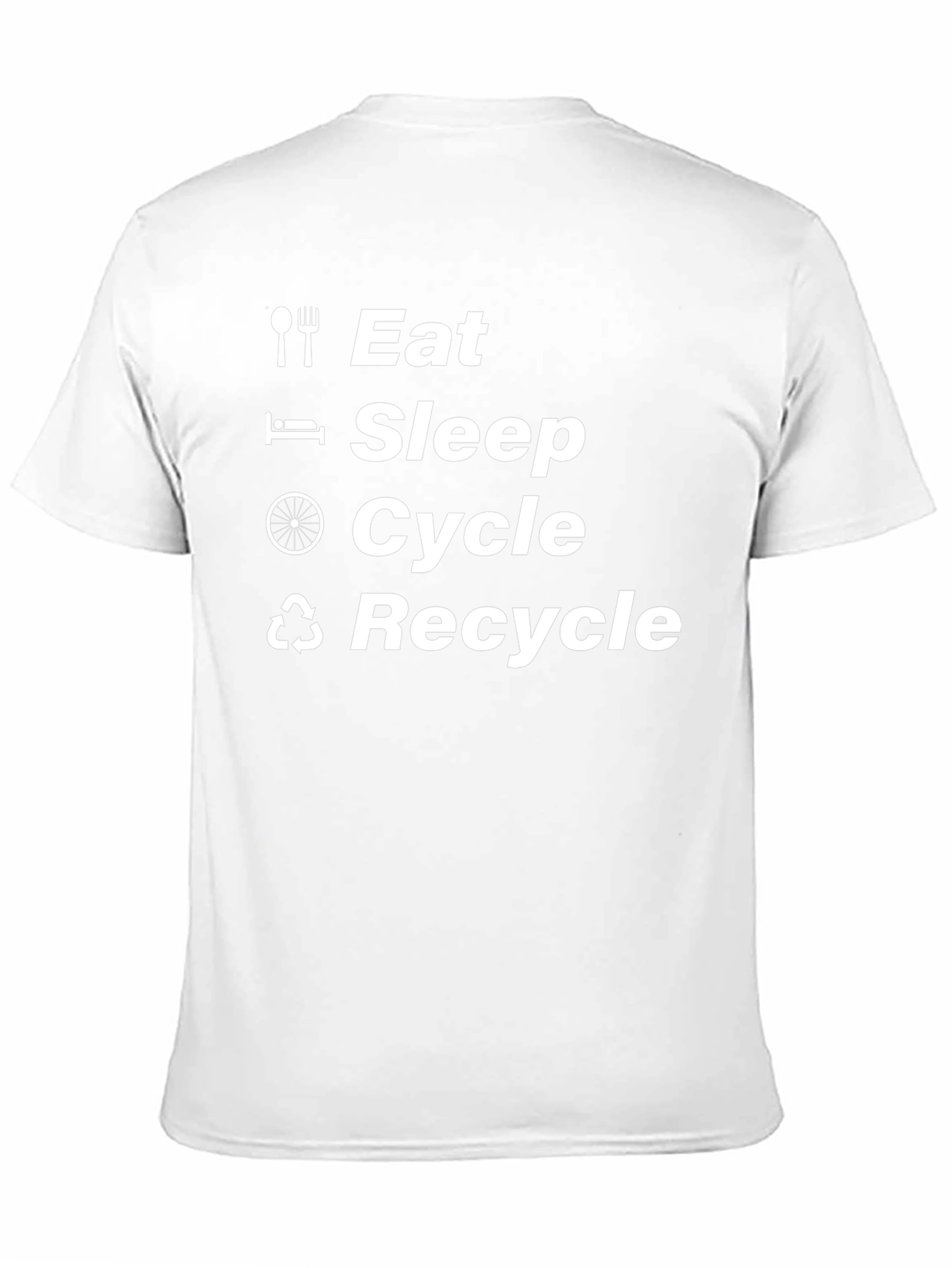 Eat Sleep Cycle Recycle T-Shirt