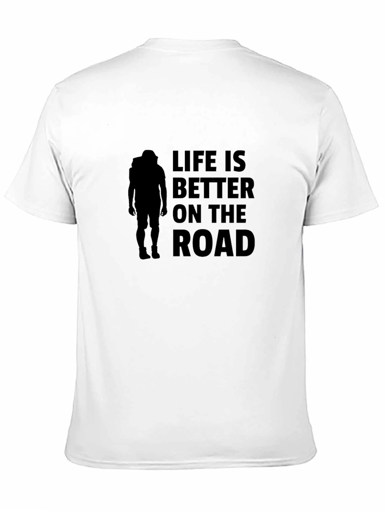 Life is Better on the Road Black T-Shirt