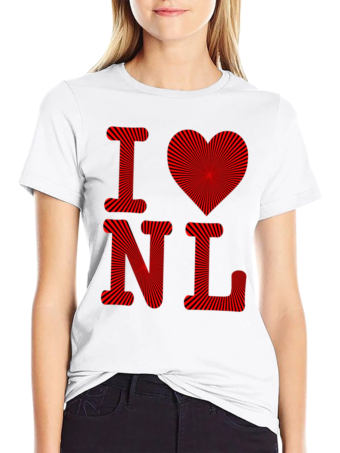 I Love NL T-Shirt - Mens Graphic Tee